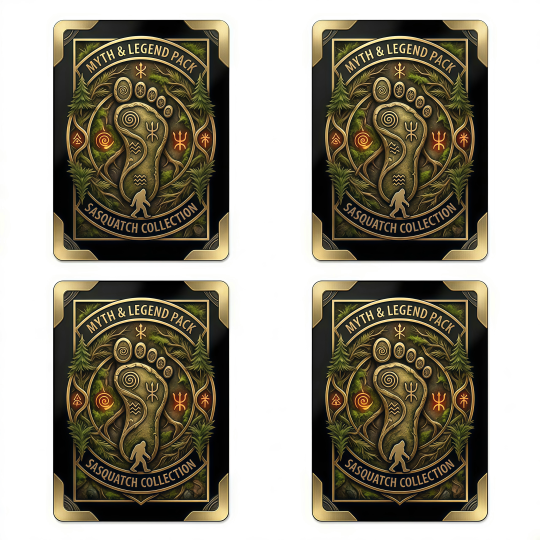 Bigfoot Playing Cards