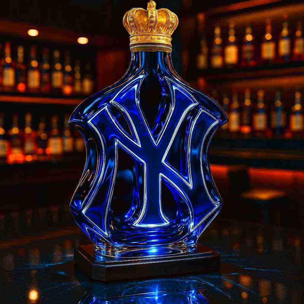 New York Yankees Whiskey Bottle