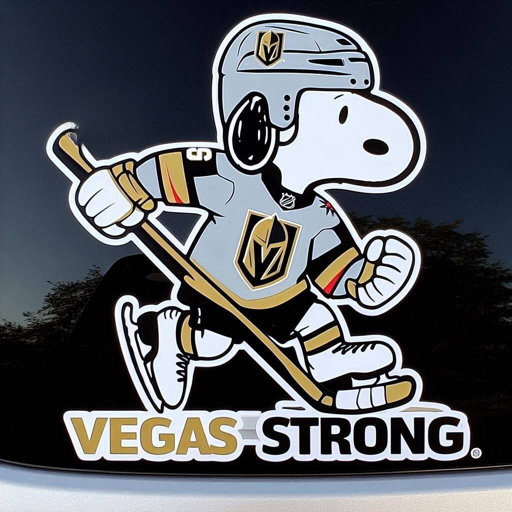 Snoopy NHL Car Decal