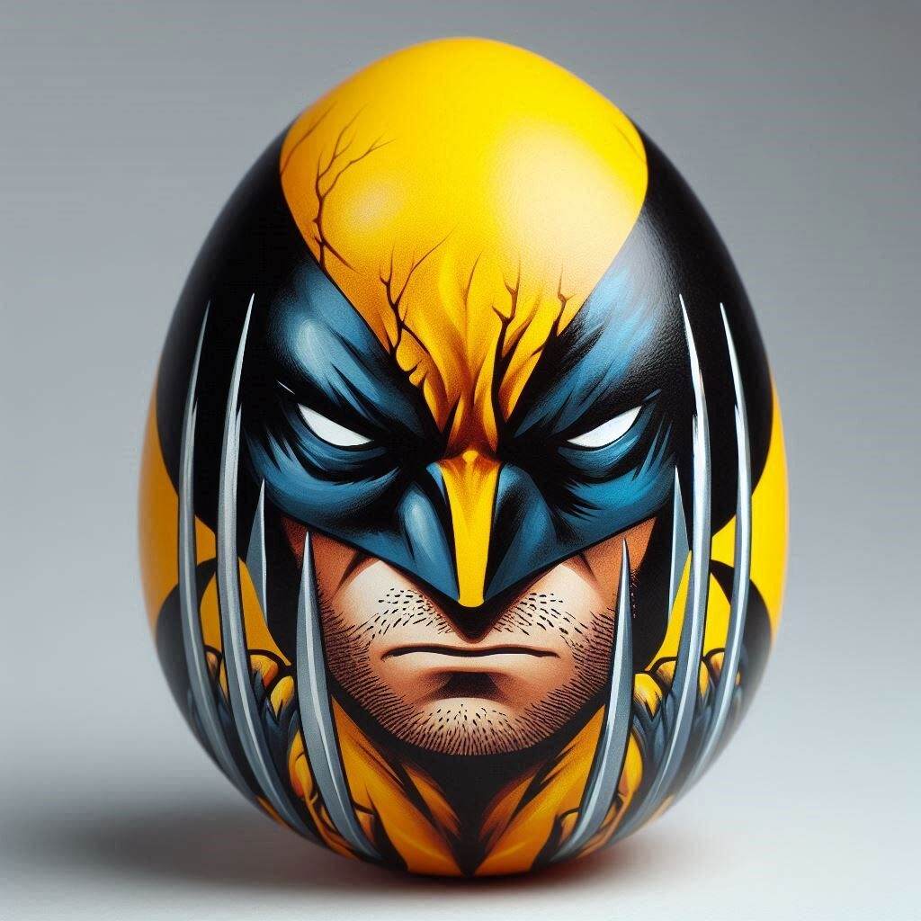 Superhero Easter Eggs