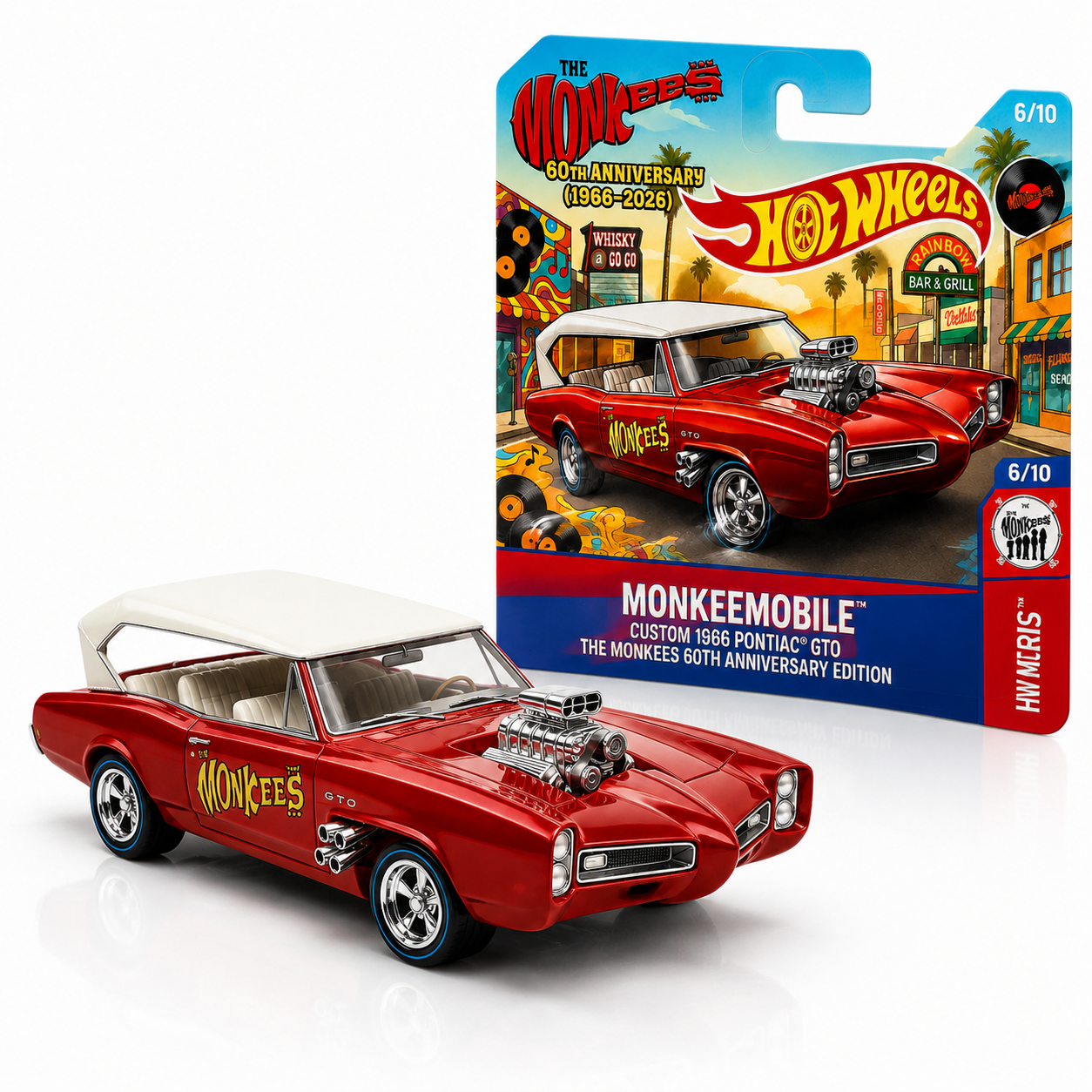 Hot Wheels The Monkees 60th Anniversary Edition Monkeemobile