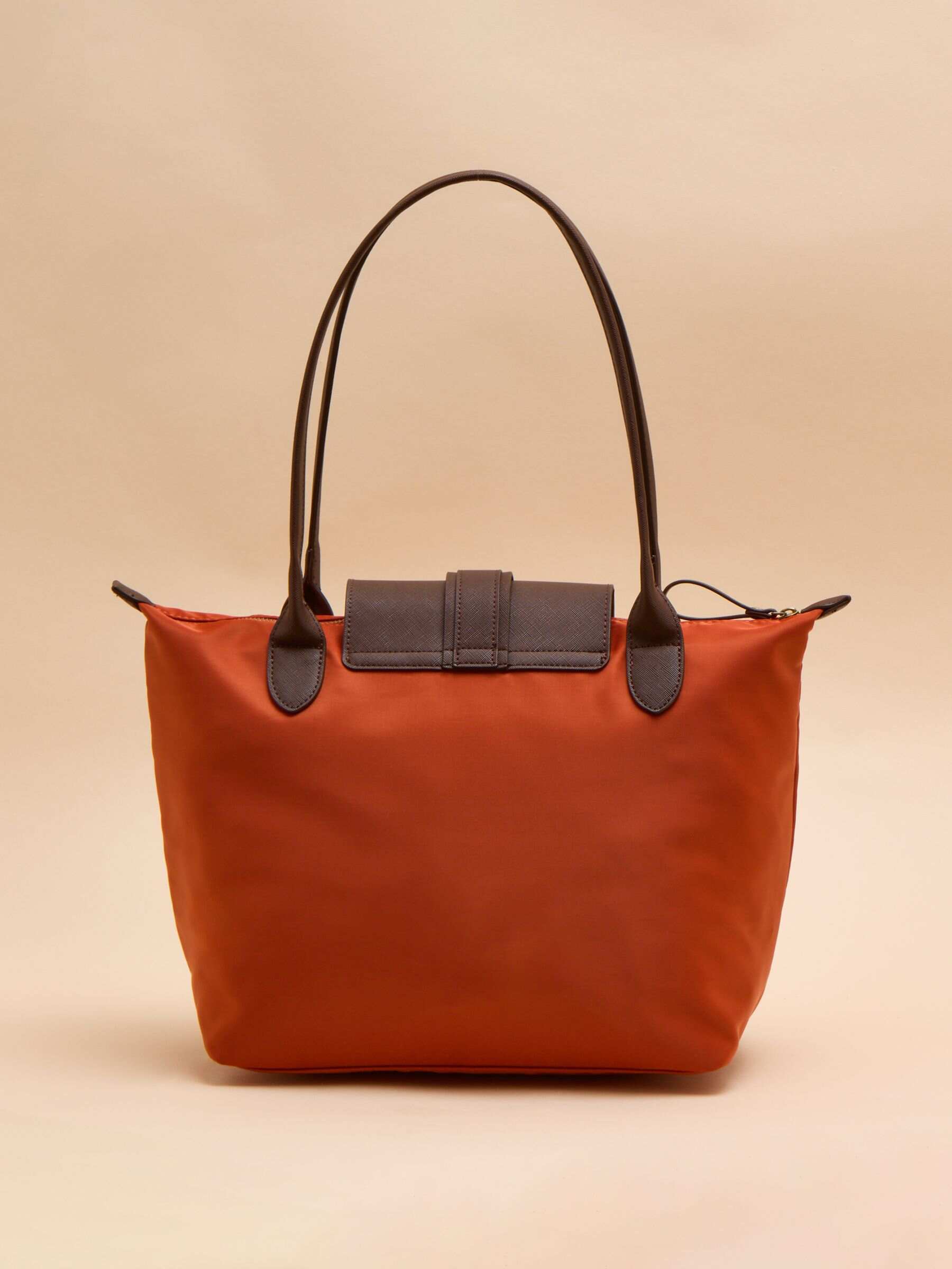 Edie Orange Shopper Bag