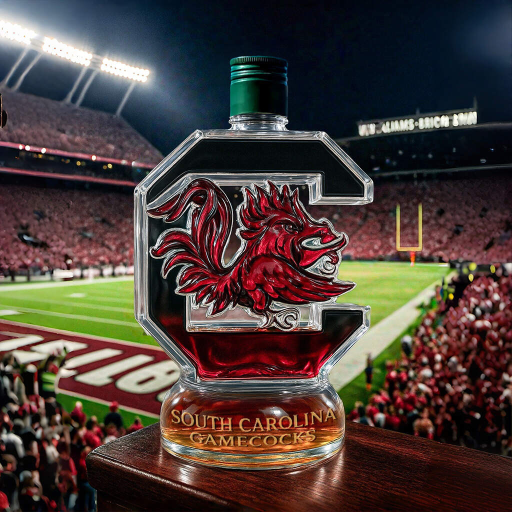 🔥Limited Edition🎁South Carolina Gamecocks Whiskey Bottle