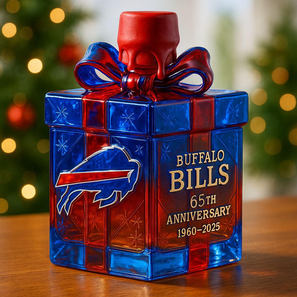 Buffalo Bills Gift Box Whiskey Bottle