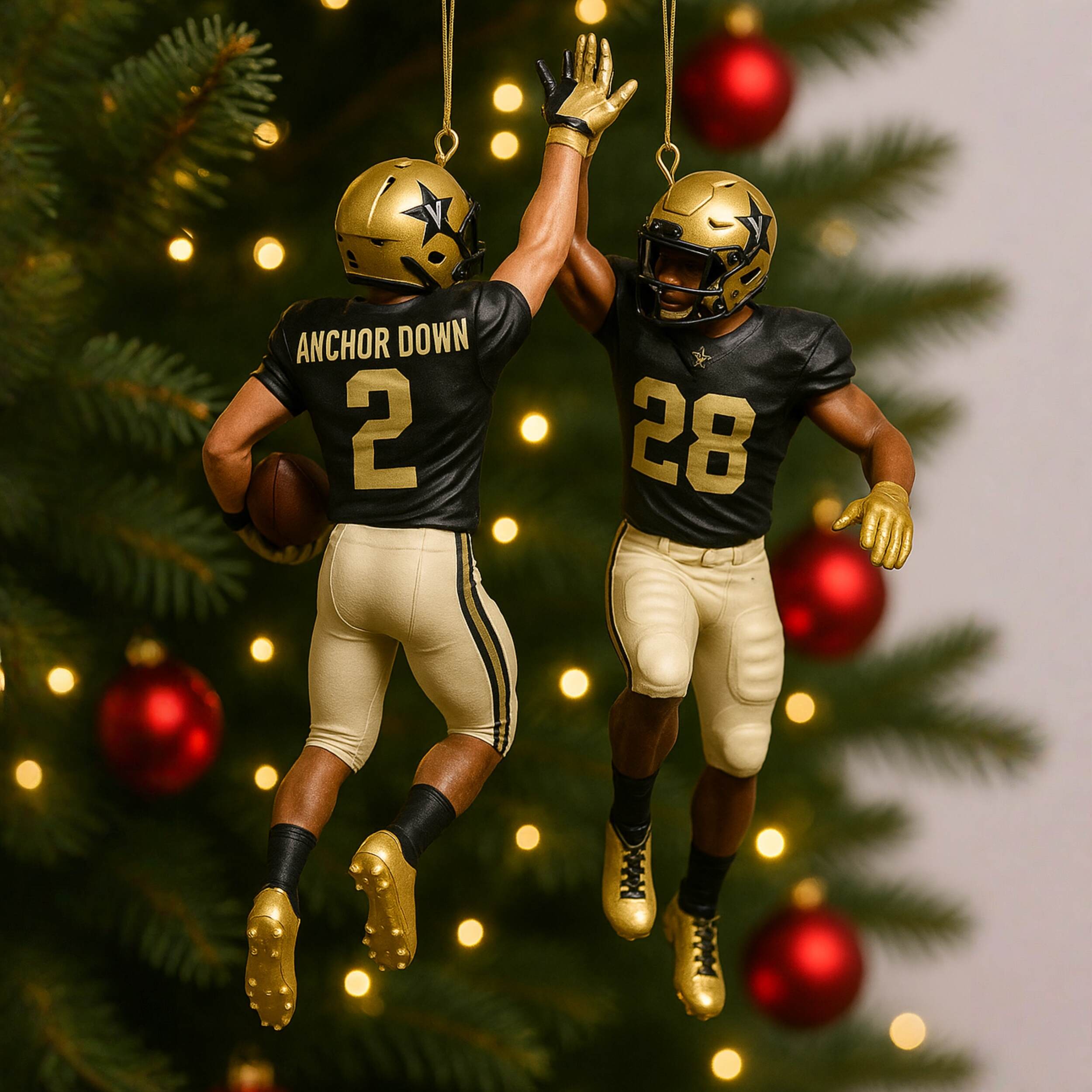 Vanderbilt Commodores “Anchor Down Celebration” Christmas Ornament