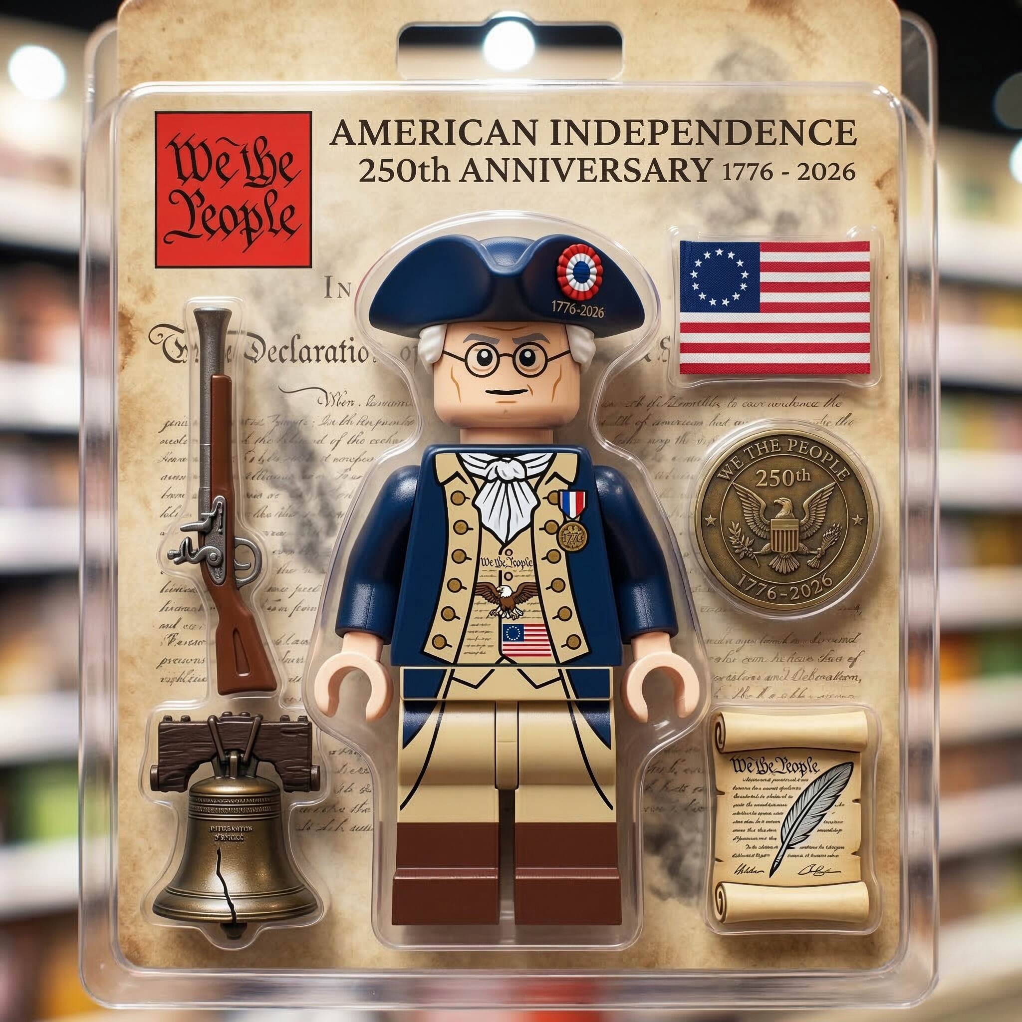 American Independence 250th Anniversary（1776–2026）Building Block Set