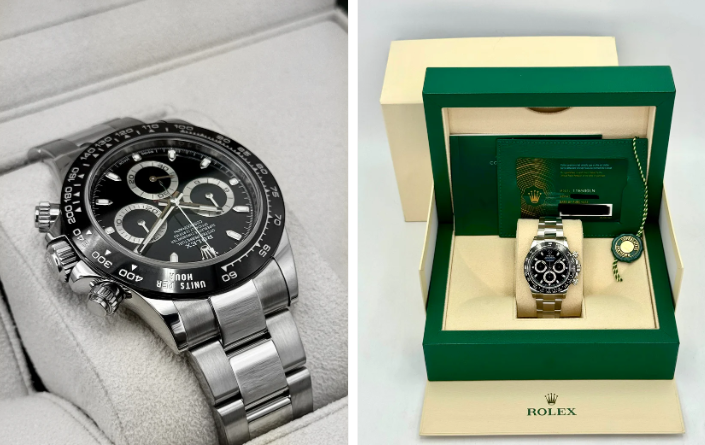 2023 Rolex Daytona 40mm 116500LN Stainless Steel Black Dial