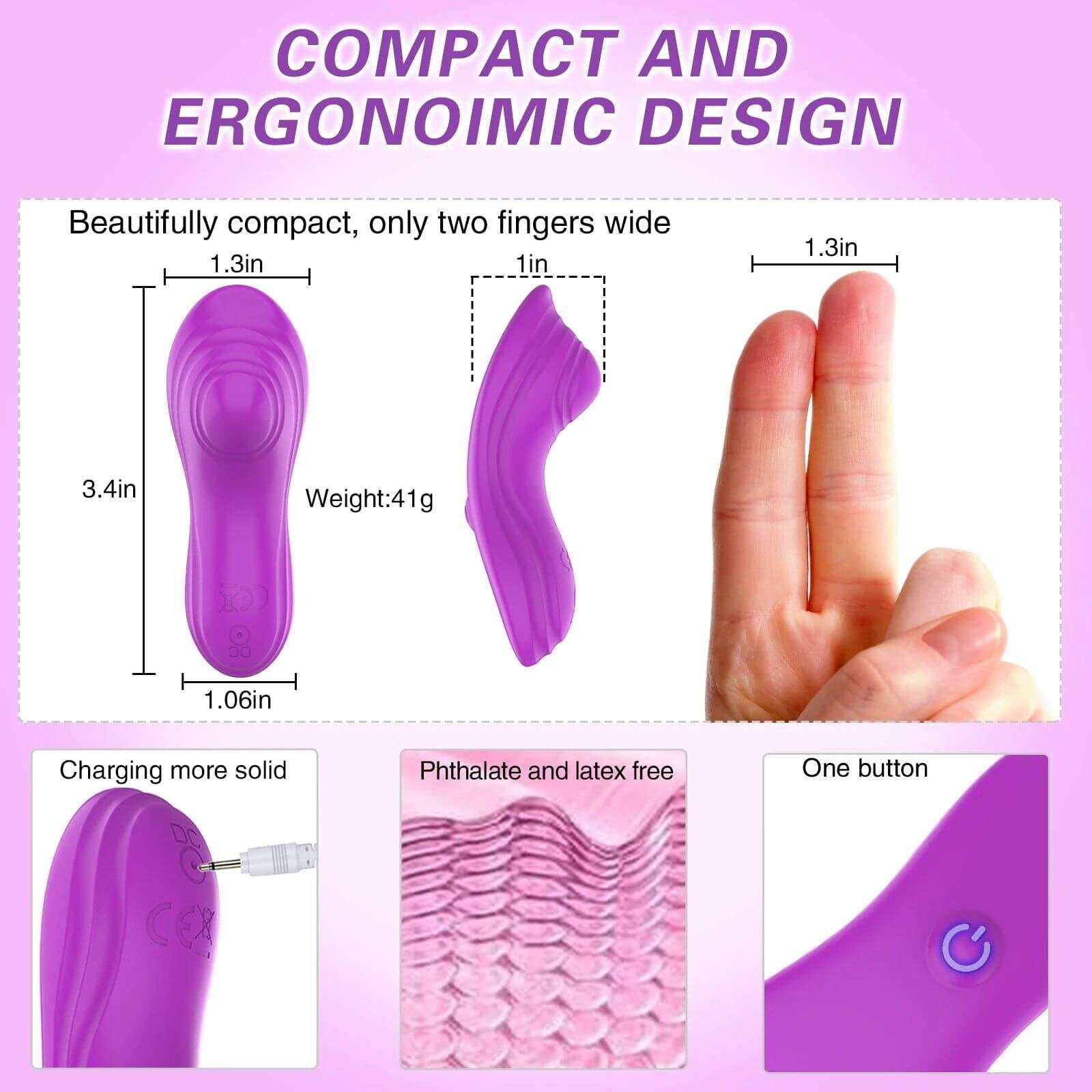 Wireless Bluetooth APP Vibrator - Wearable Clitoris Stimulator