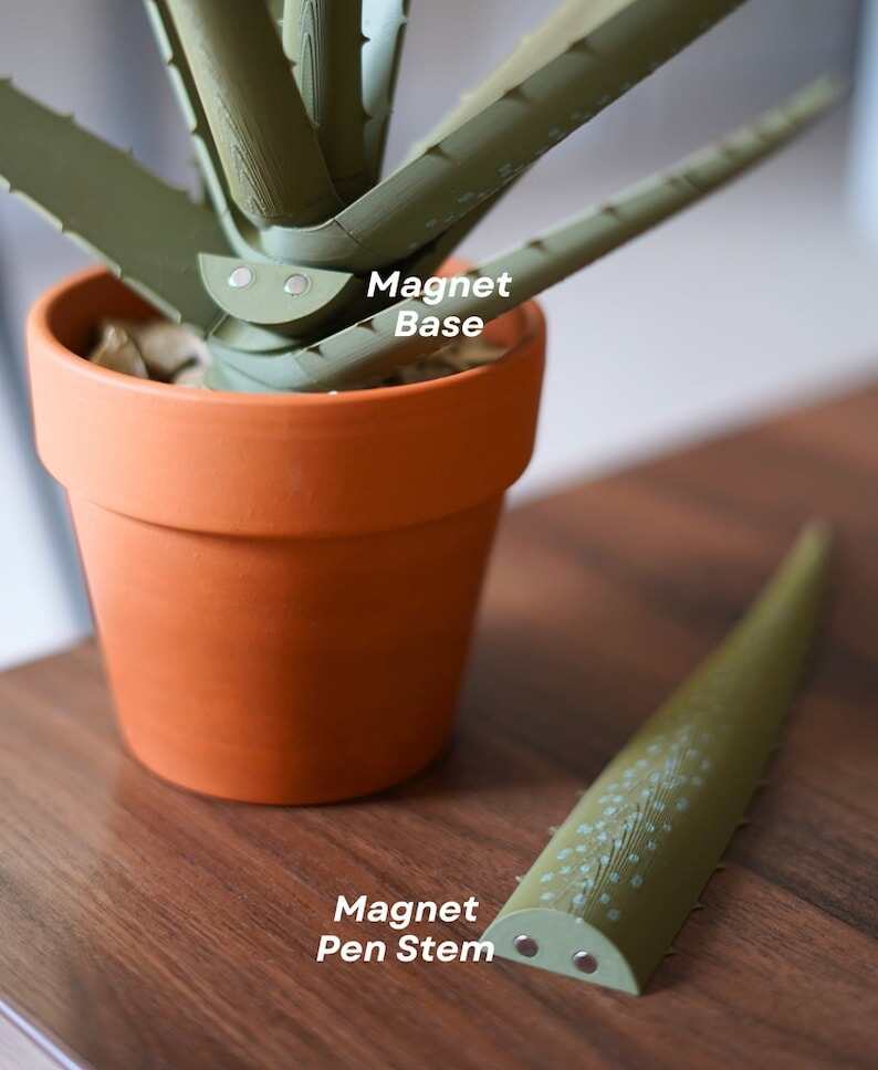 3D Printed Aloe Vera Pen Plant