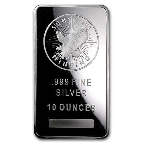 10 oz Sunshine Mint Silver Bar