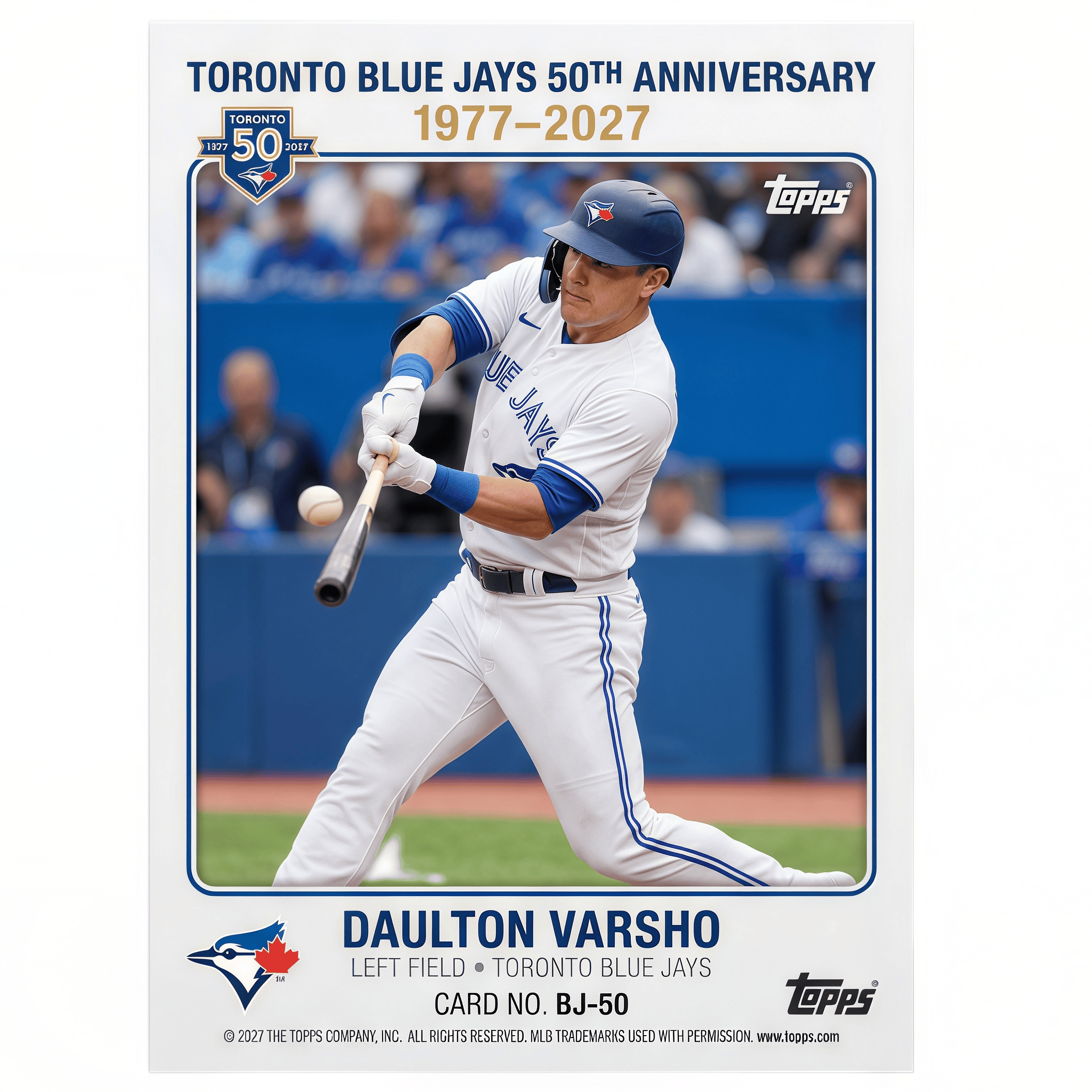 2026 Toronto Blue Jays 50th Anniversary Hobby Box