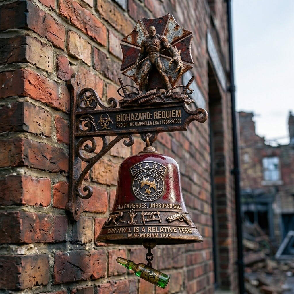🧬 Resident Evil “Biohazard: Requiem” Wall Bell
