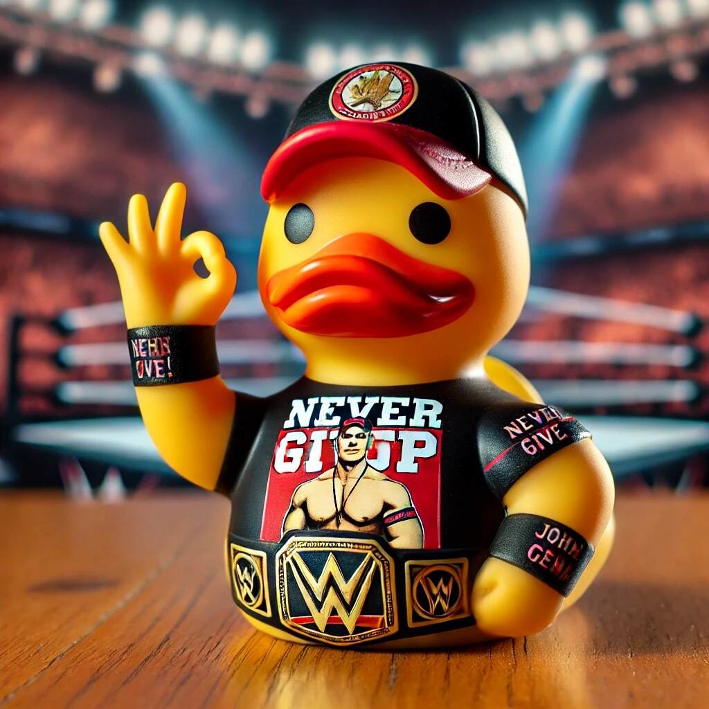 John Cena Undisputed WWE Universal Champion Duck