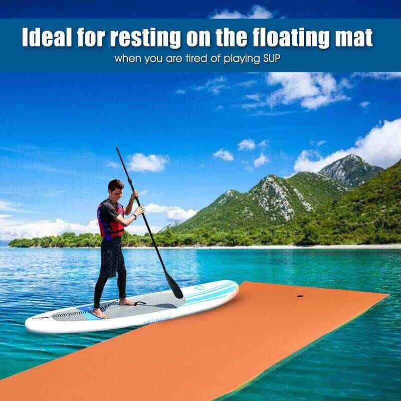 12' x 6' 3 Layer Tear-Resistant XPE Foam Floating Water Pad