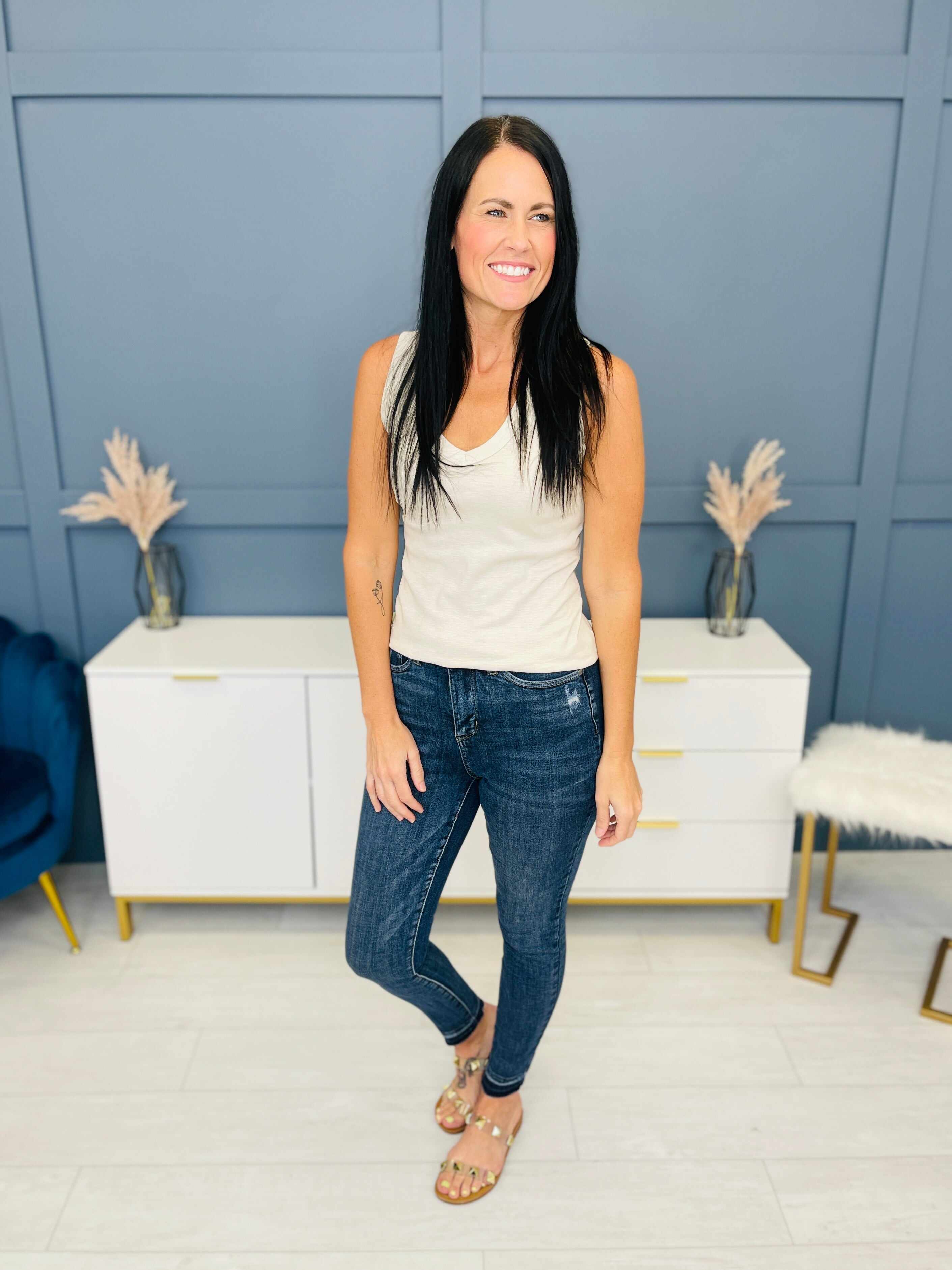 MARKDOWNS! PLUS/REG Who's In Control Tummy Control Skinny Jeans Restock!