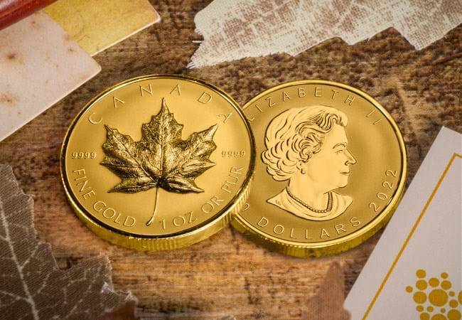 2022 Canada 1 oz. Pure Gold Coin – Ultra-High Relief Gold Maple Leaf