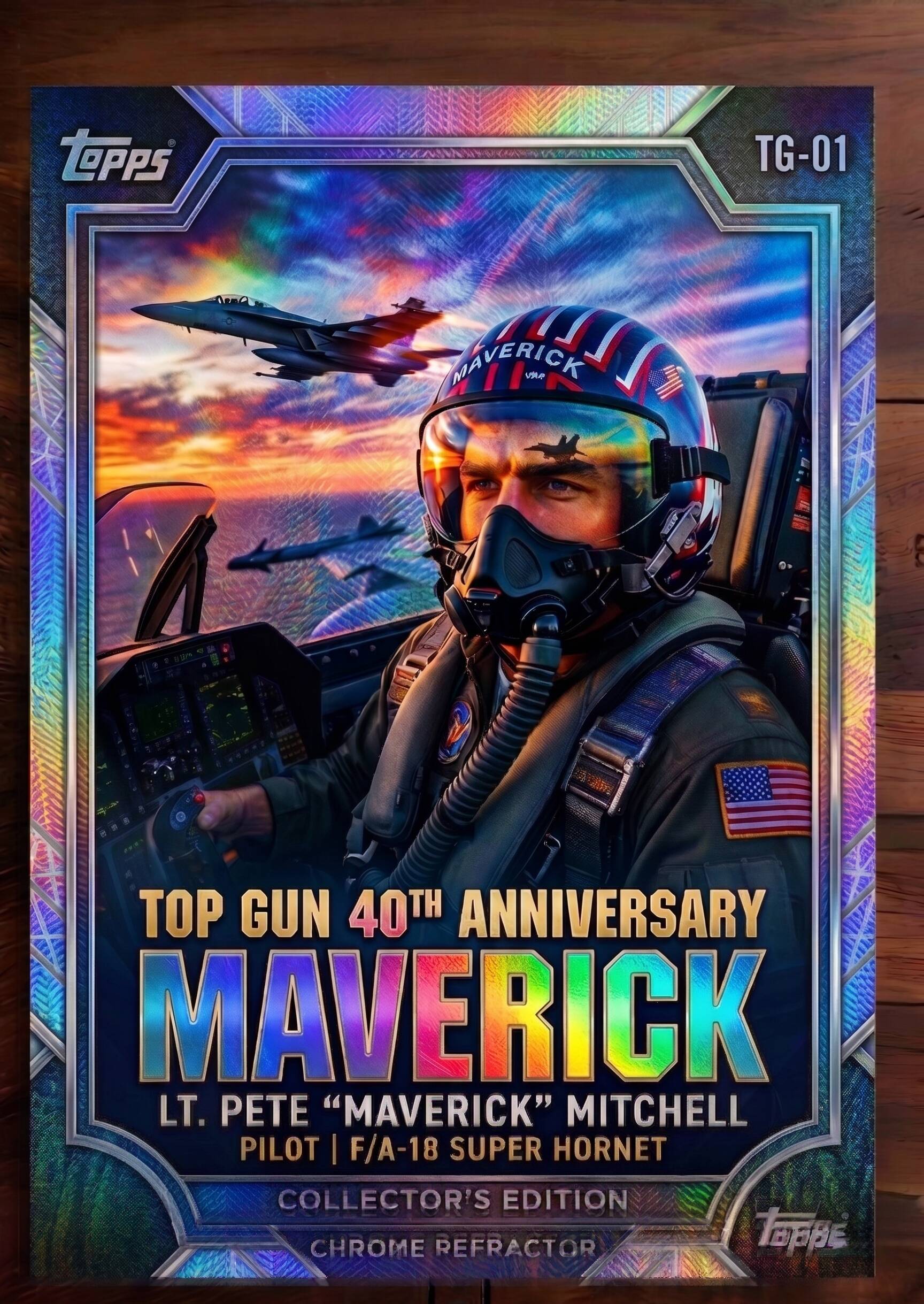 TOP Gun 40th Anniversary Premium Trading Card Box