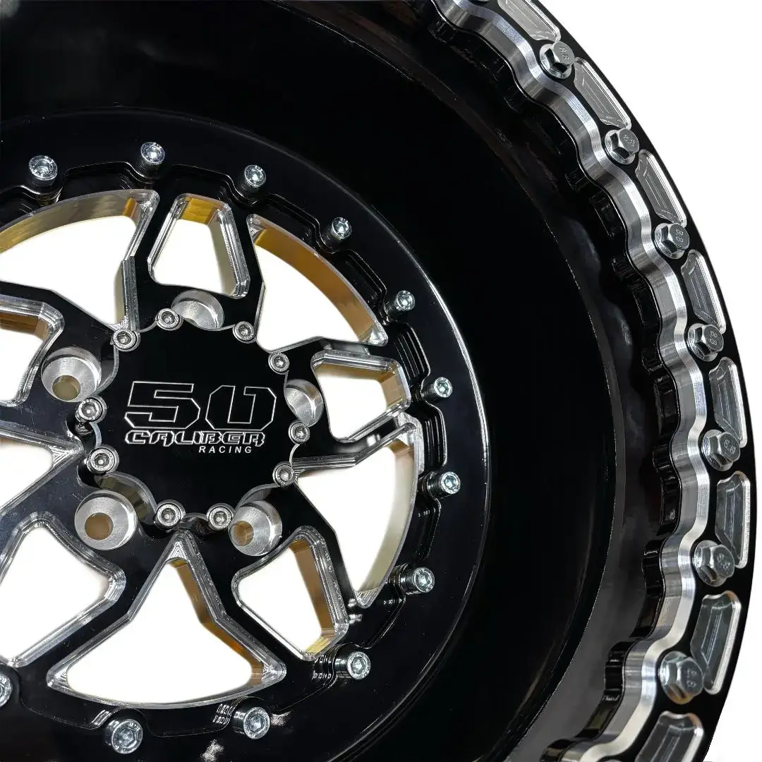 Beadlock Wheels (1 pc) – Billet Aluminum Rims for Canam X3 - Honda Talon - Kawasaki KRX1000 - Polaris RZR XP 1000 - Polaris Turbo S - Polaris General | UTV/ATV Wheels