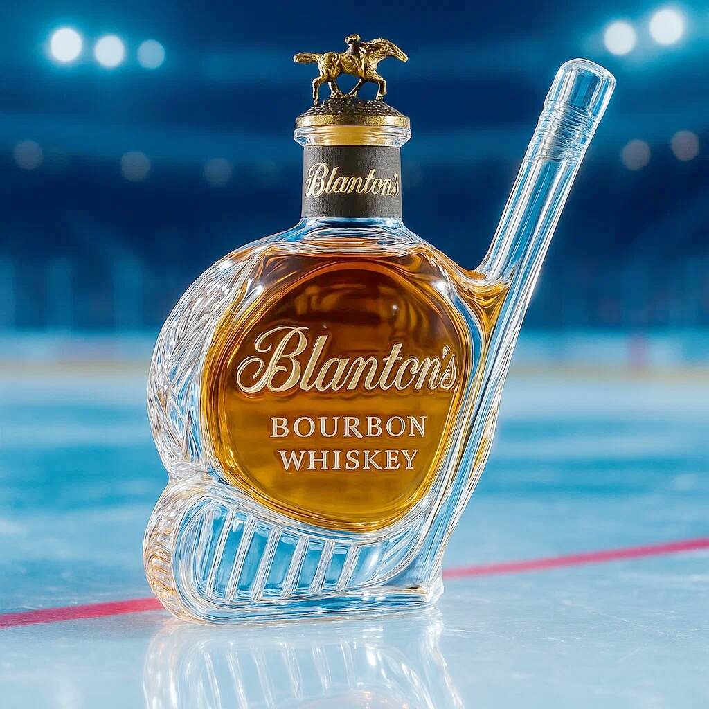 Ice hockey Whisky Bottle