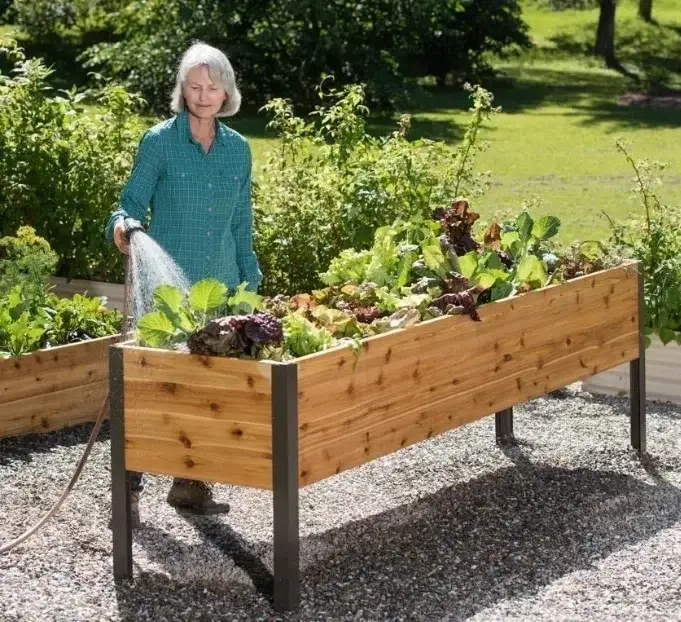 🎍Heavy Duty Standing Garden Planters for ❤️(2' x 8' )