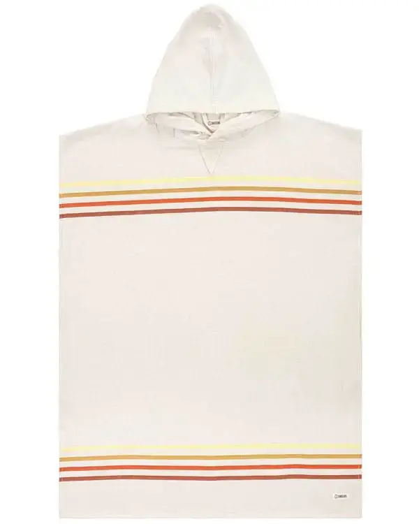 Border Classic Stripe Poncho Natural