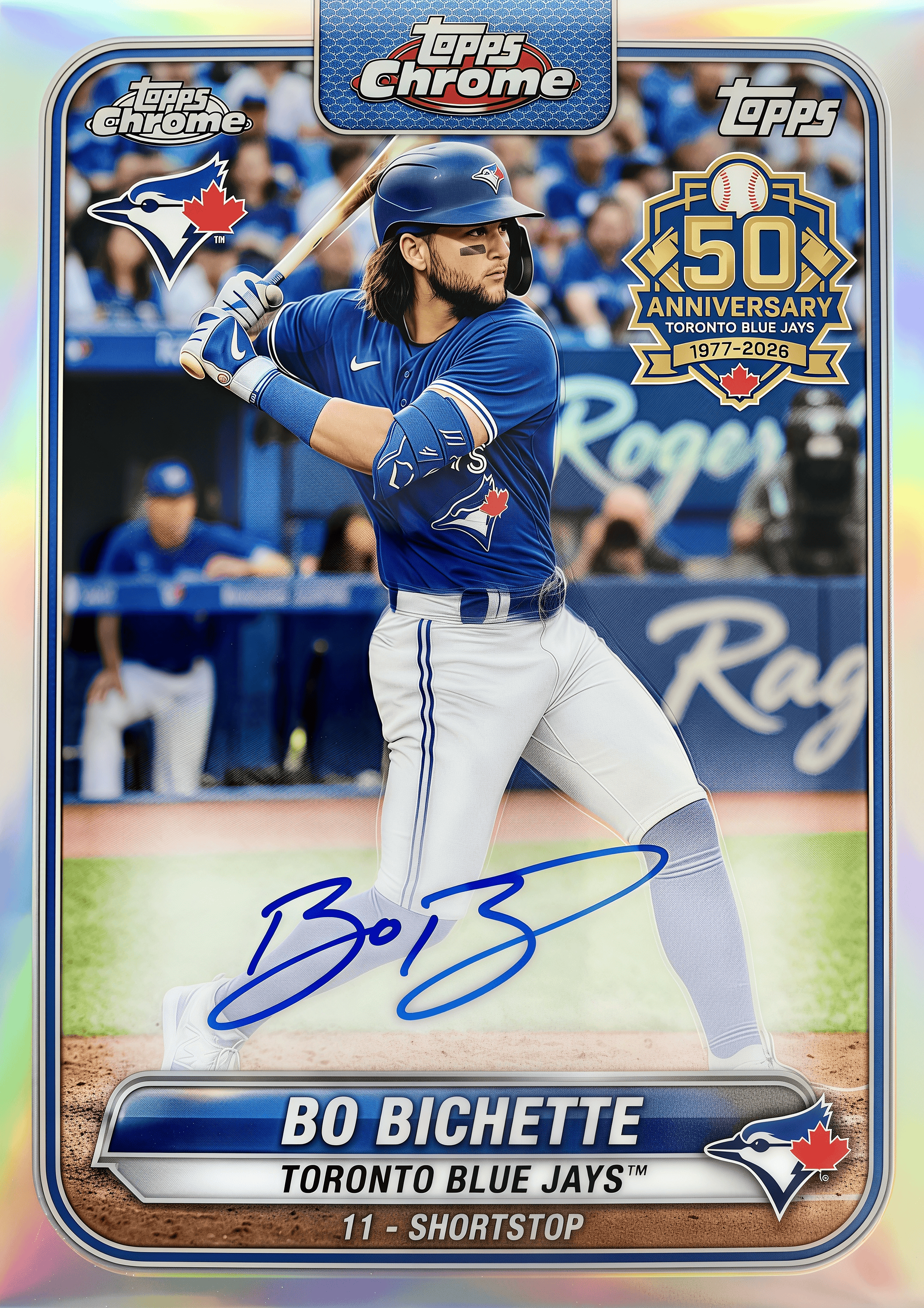 2026 Toronto Blue Jays 50th Anniversary Trading Cards Hobby Box