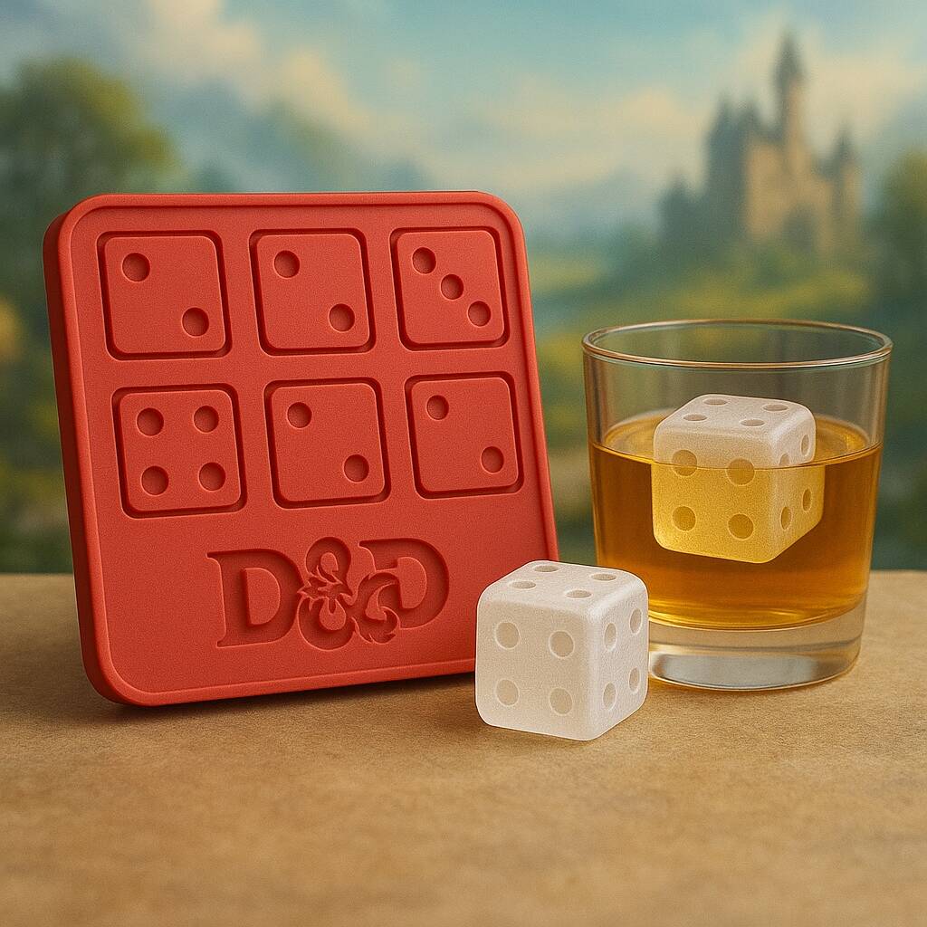 D&D Dice Ice Mold
