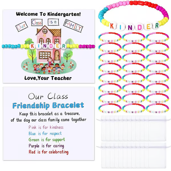 🔥Last Day 69% OFF - ✨🌈Pack of 25 Welcome BeadBracelets - StrengthenClassroom Friendship & SpreadWarm Kindness!