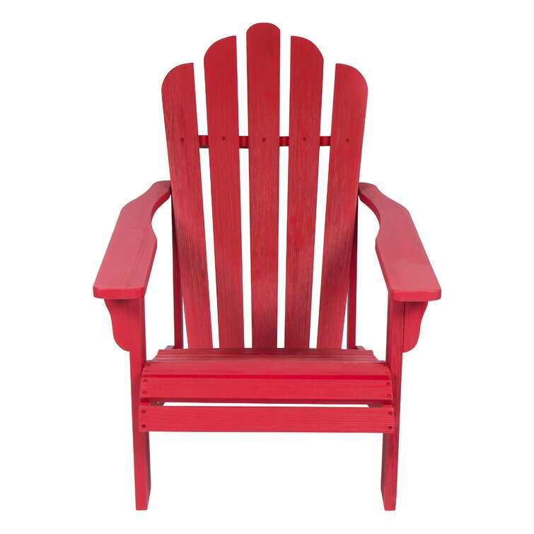 Brently Solid Wood Adirondack Chair