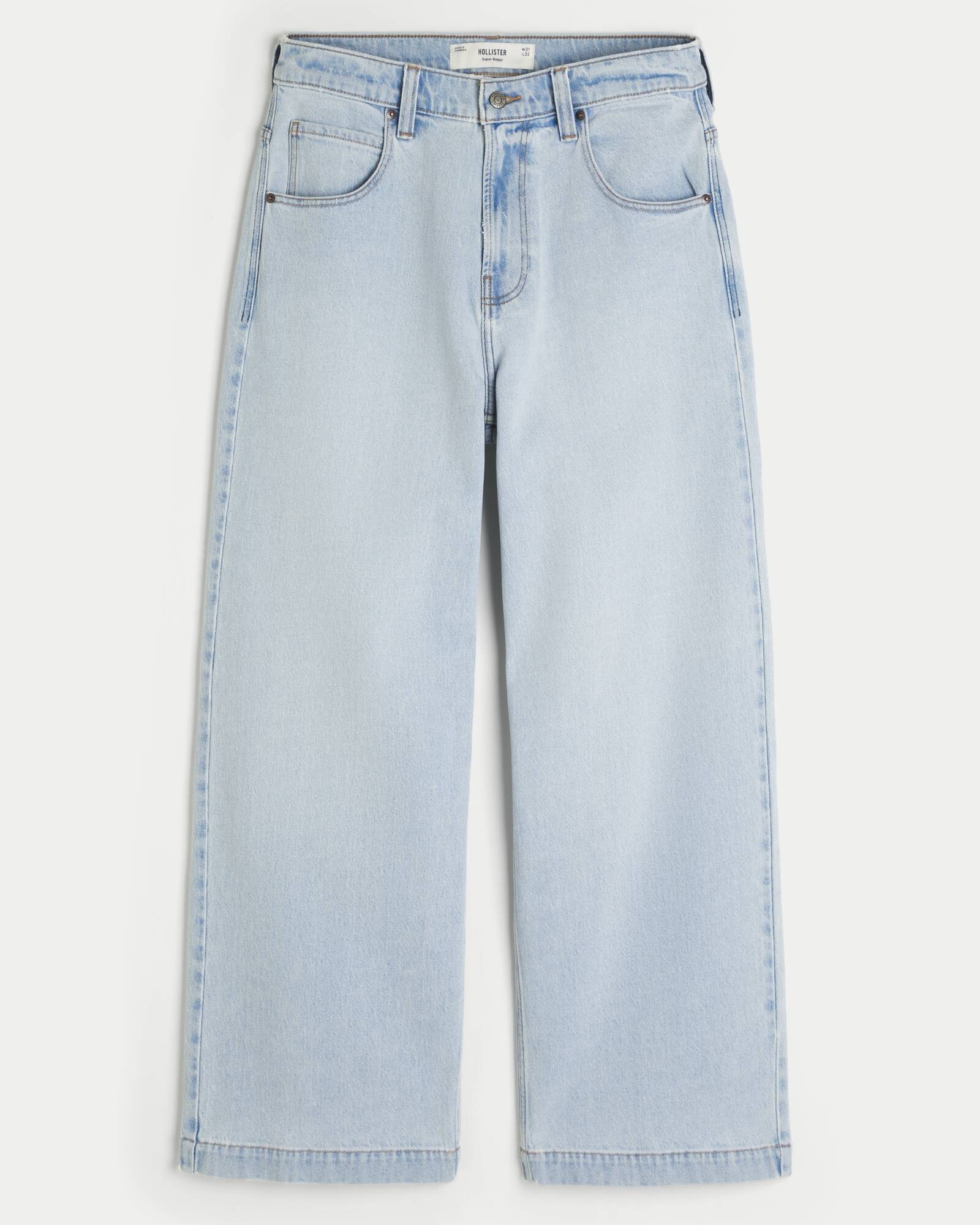 Medium Wash Super Baggy Jeans