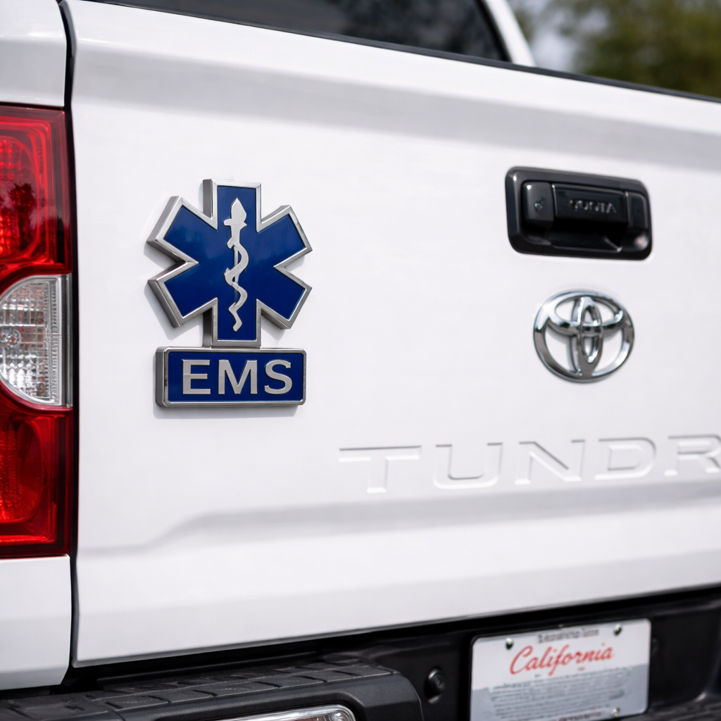EMS Star of Life Car Badge
