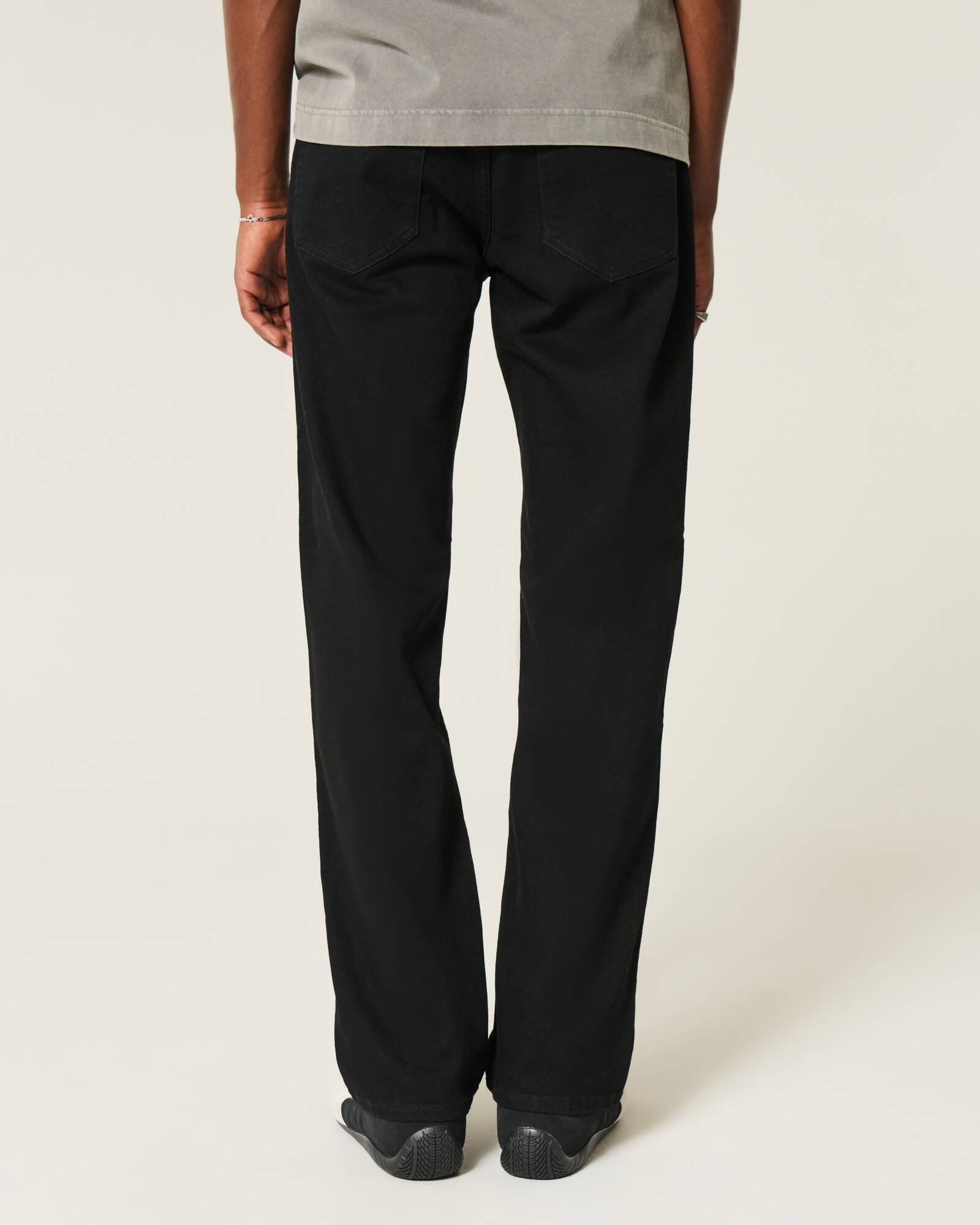 Light Wash Straight Jeans