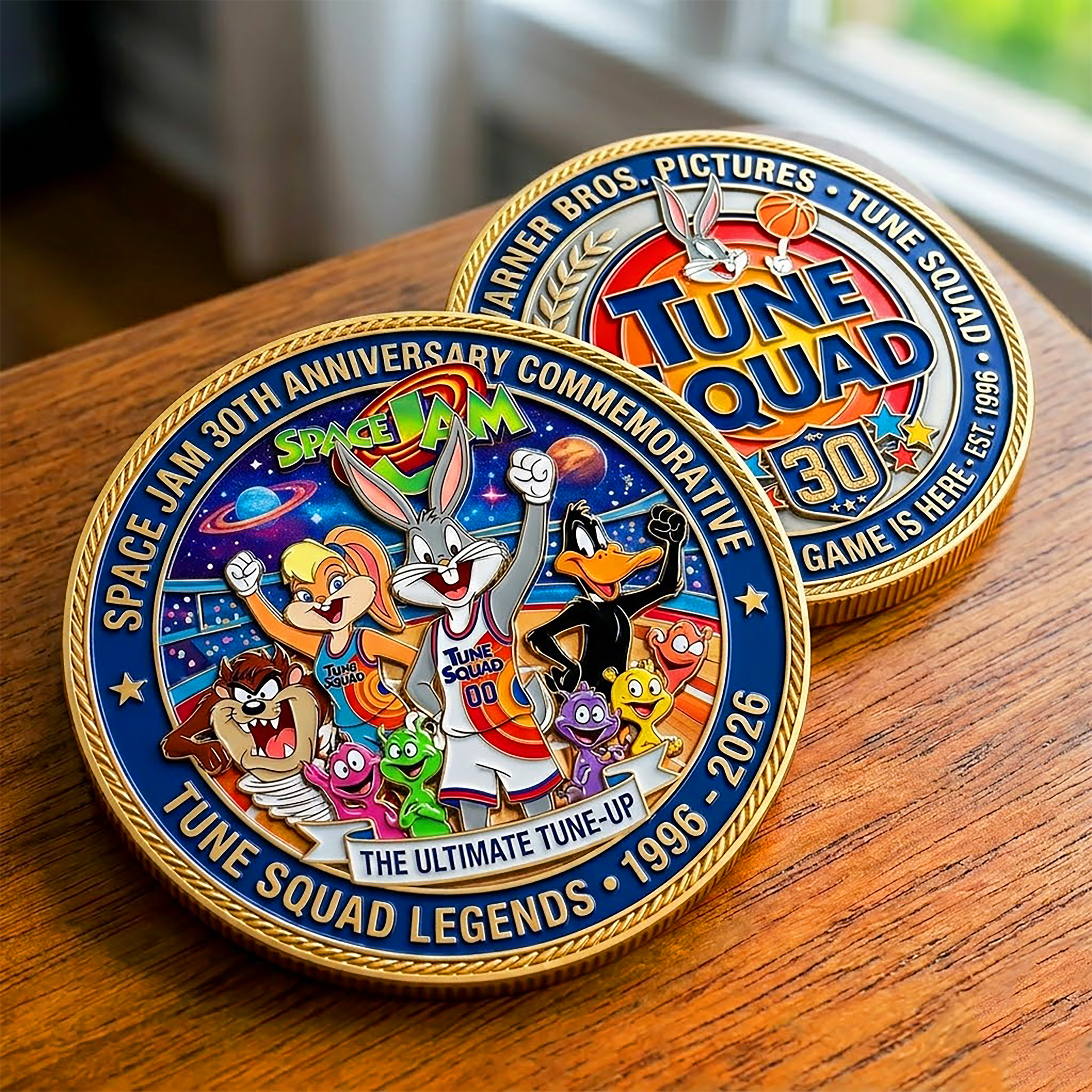 Space Jam 30th Anniversary Tune Squad Commemorative Coin