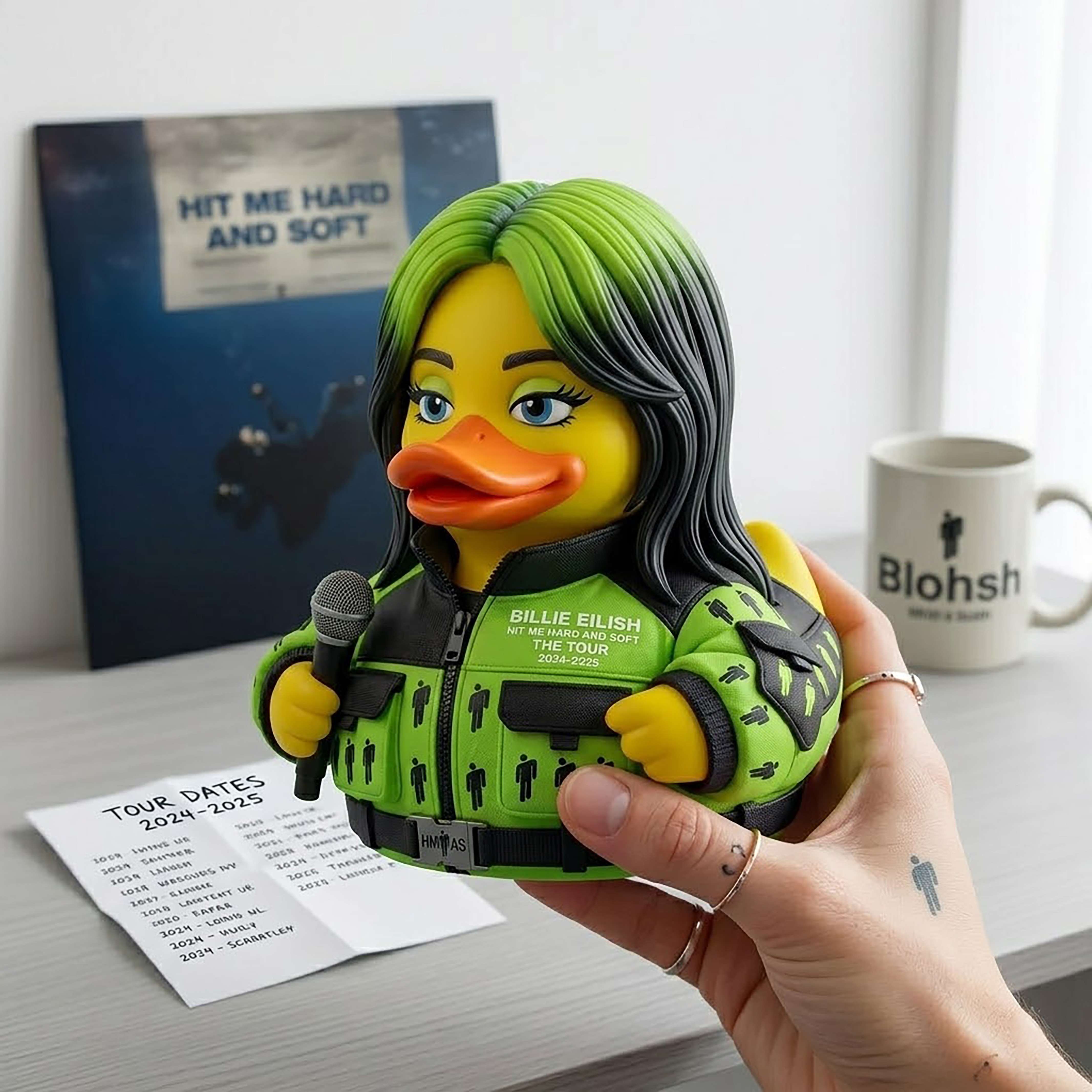 Billie Eilish Hit Me Hard And Soft Tour Collectible Duck!