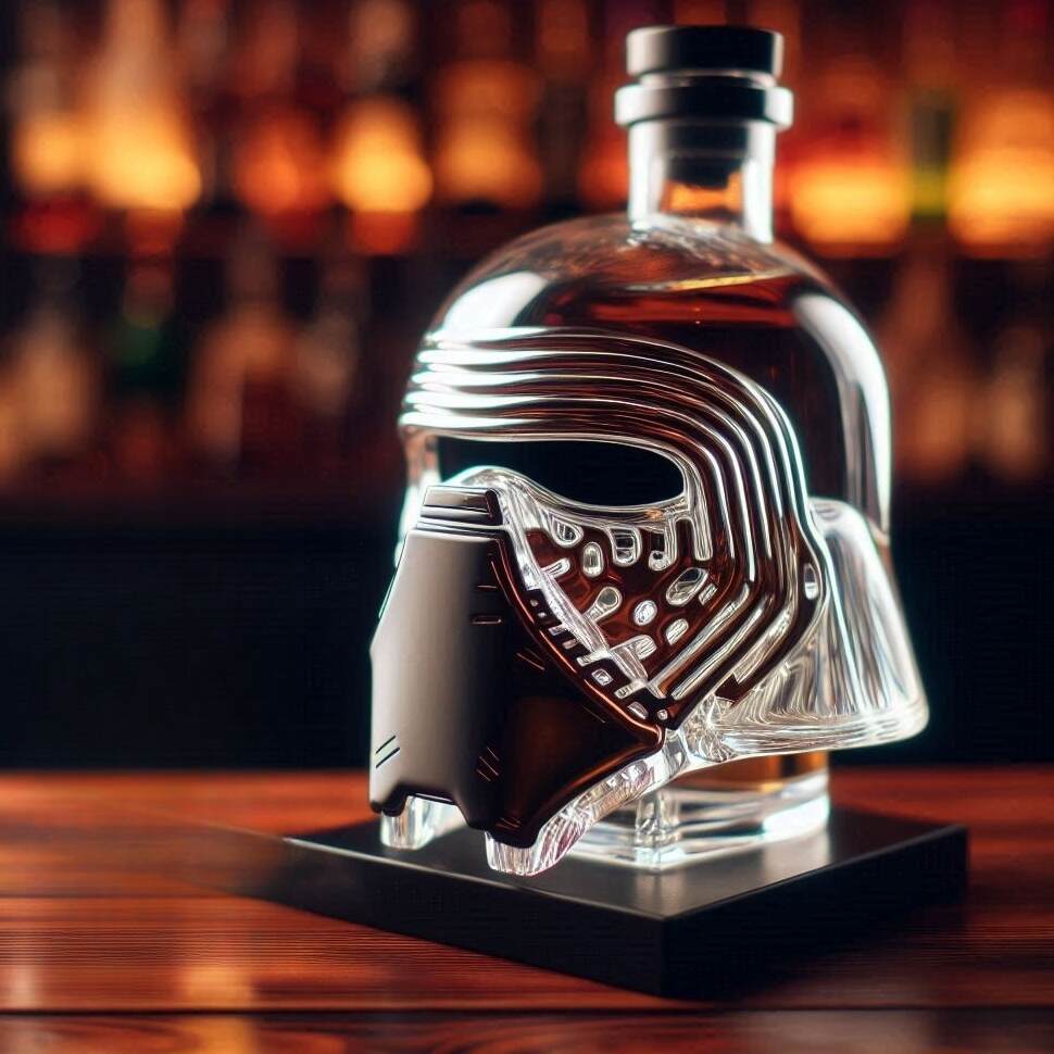 Star Wars Helmet Whiskey Bottle