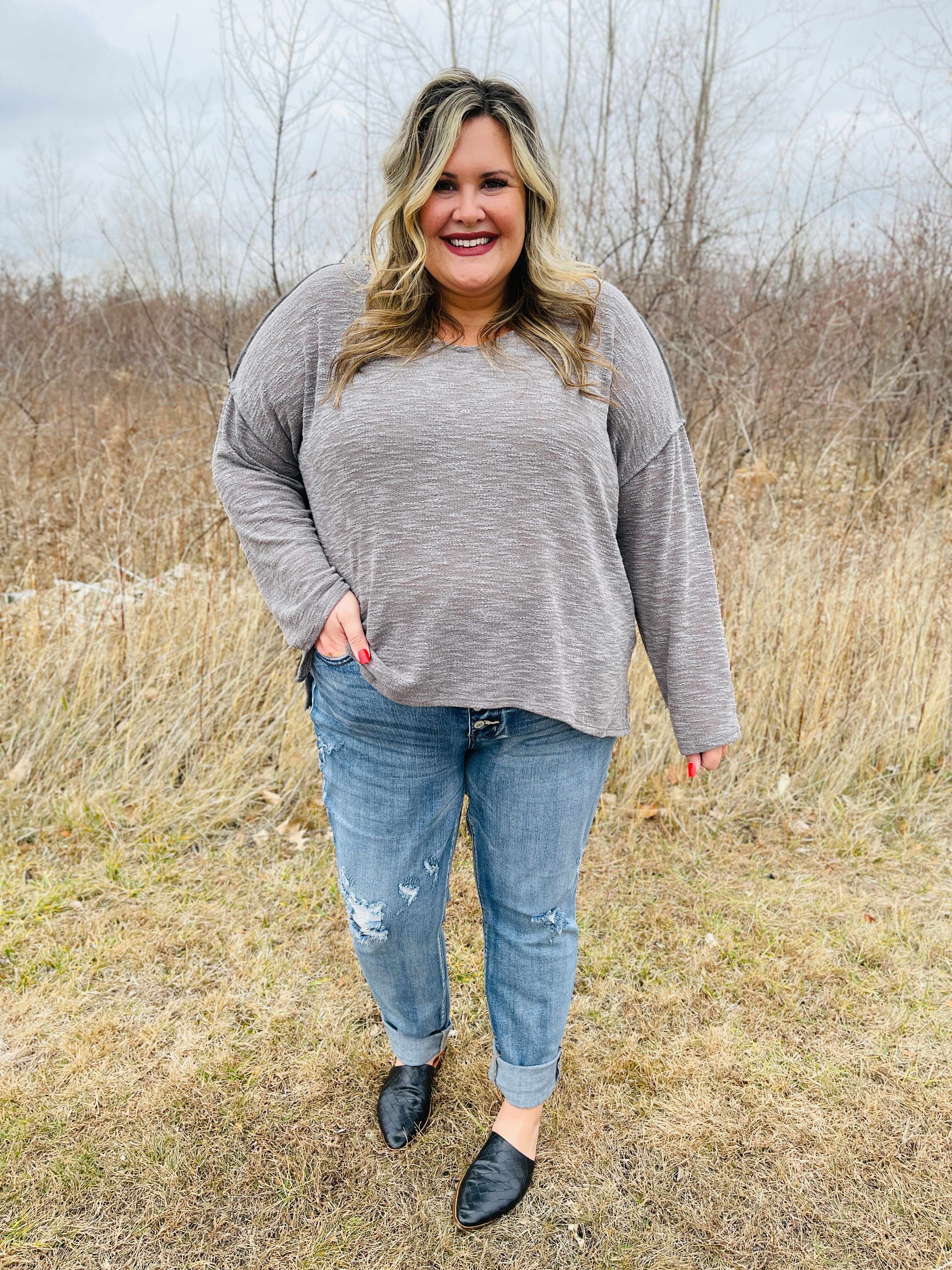 PLUS/REG Long Lost Boyfriend Long Inseam Jeans