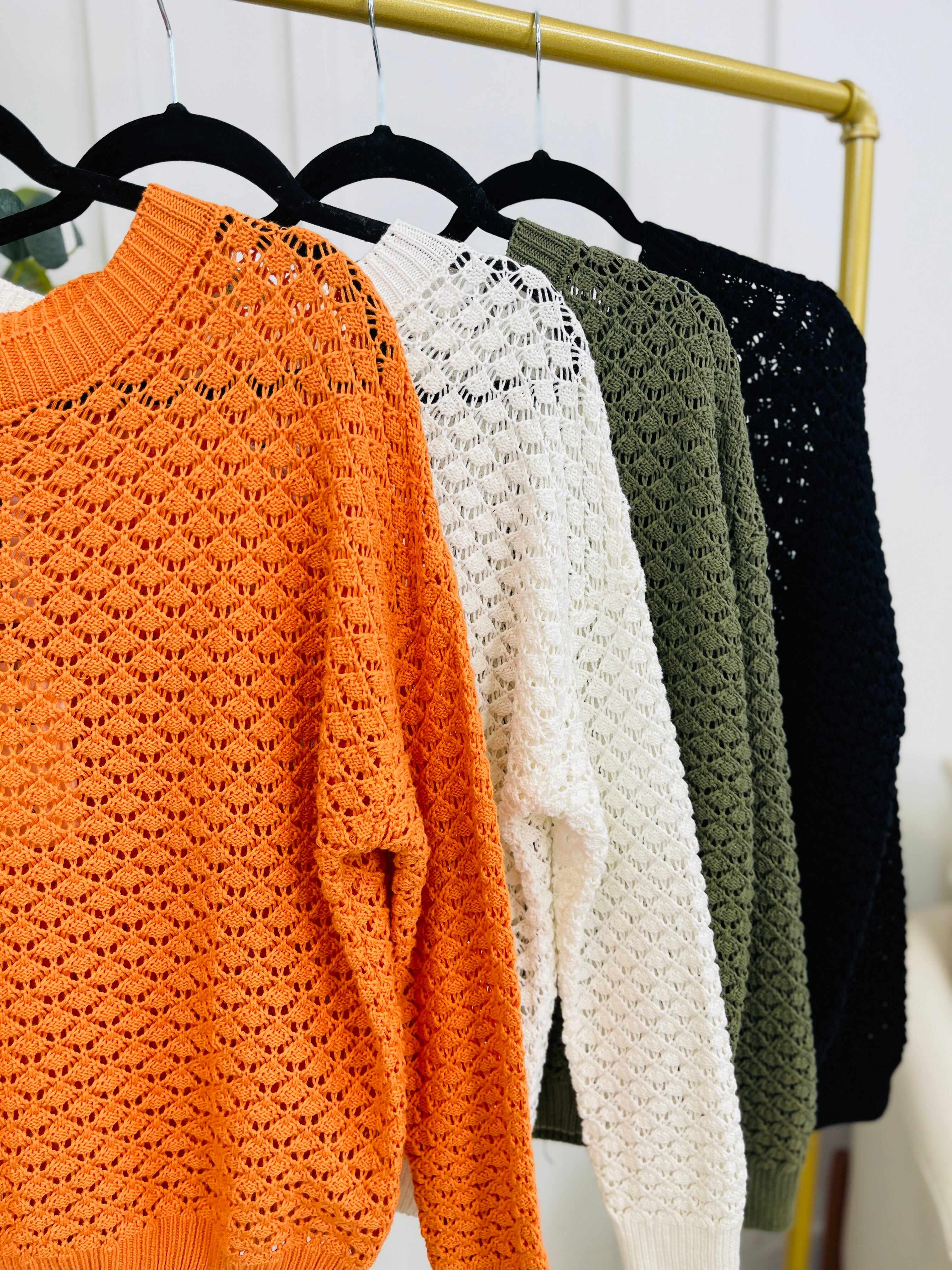 Rising Sun Sweater- Multiple Colors!