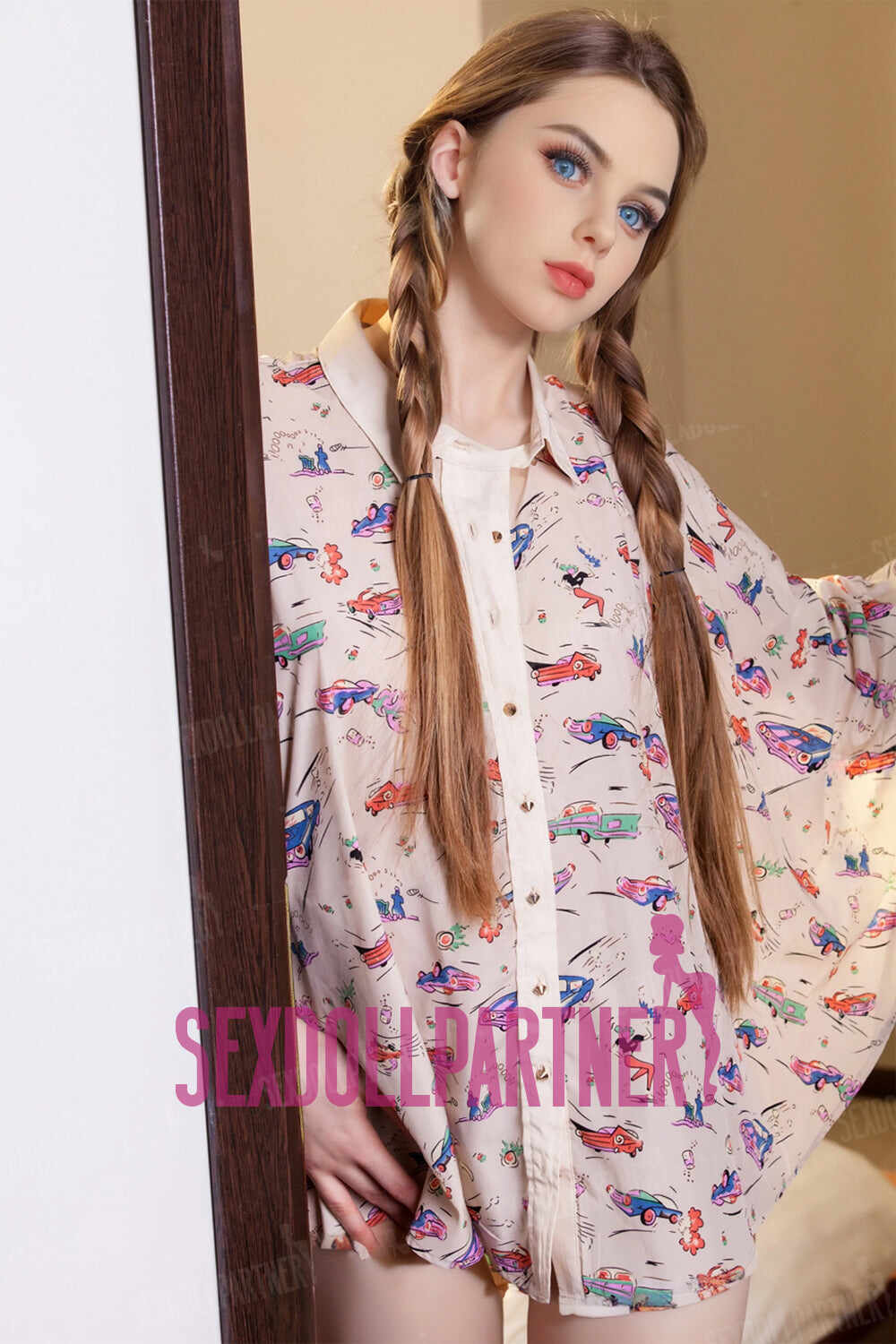 US Stock - Jessica 5ft21/ 159cm #263 Head TPE Small Boobs Brown Real Looking Sex Doll