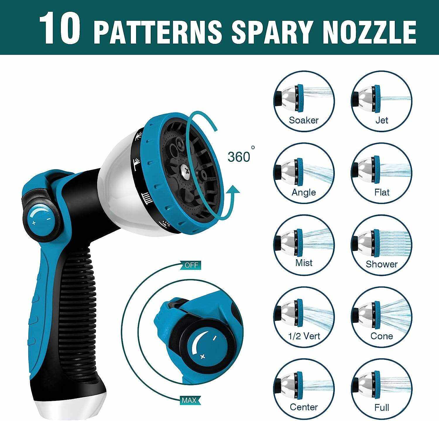 Garden Hose 100 ft Metal
