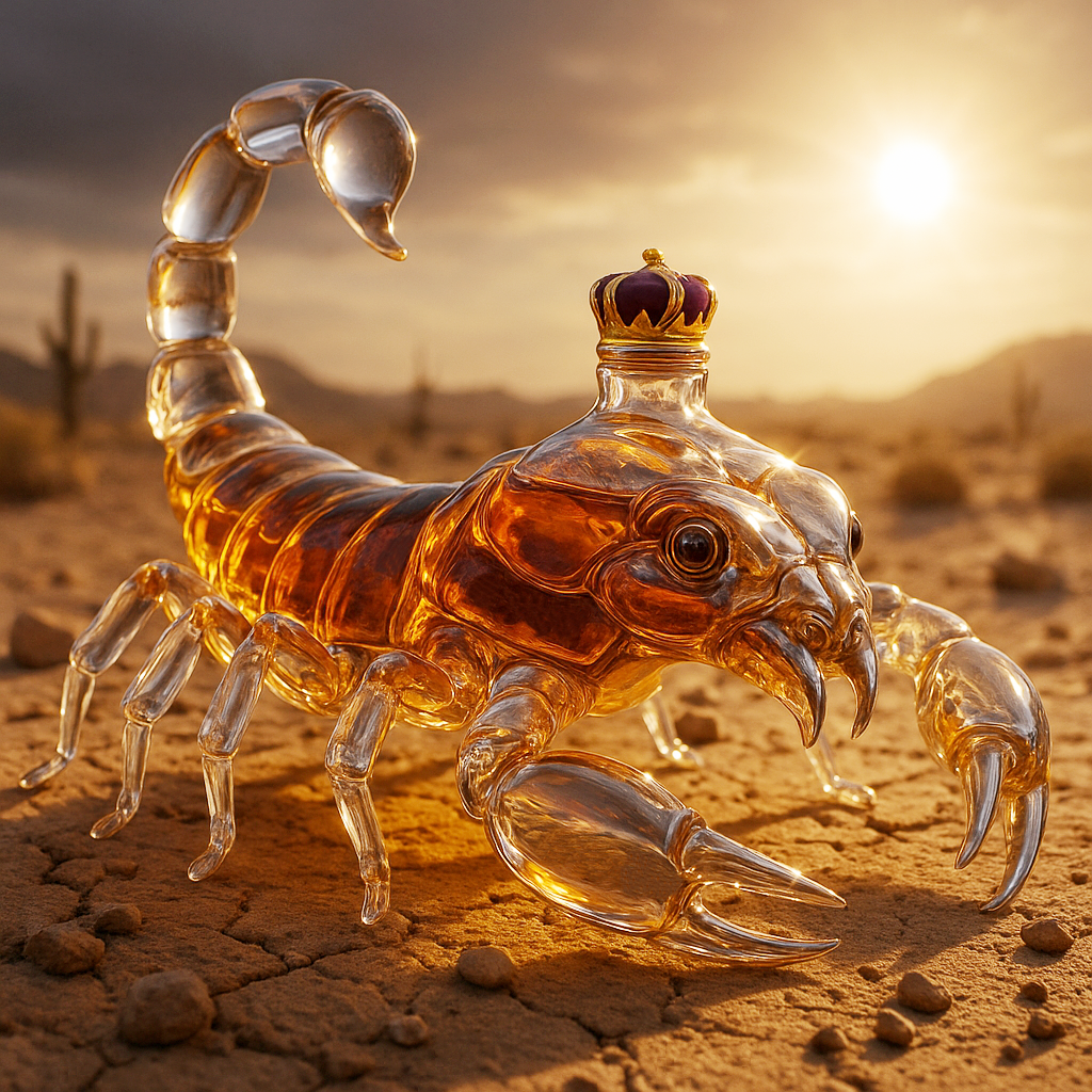 Scorpion King Whiskey Bottle