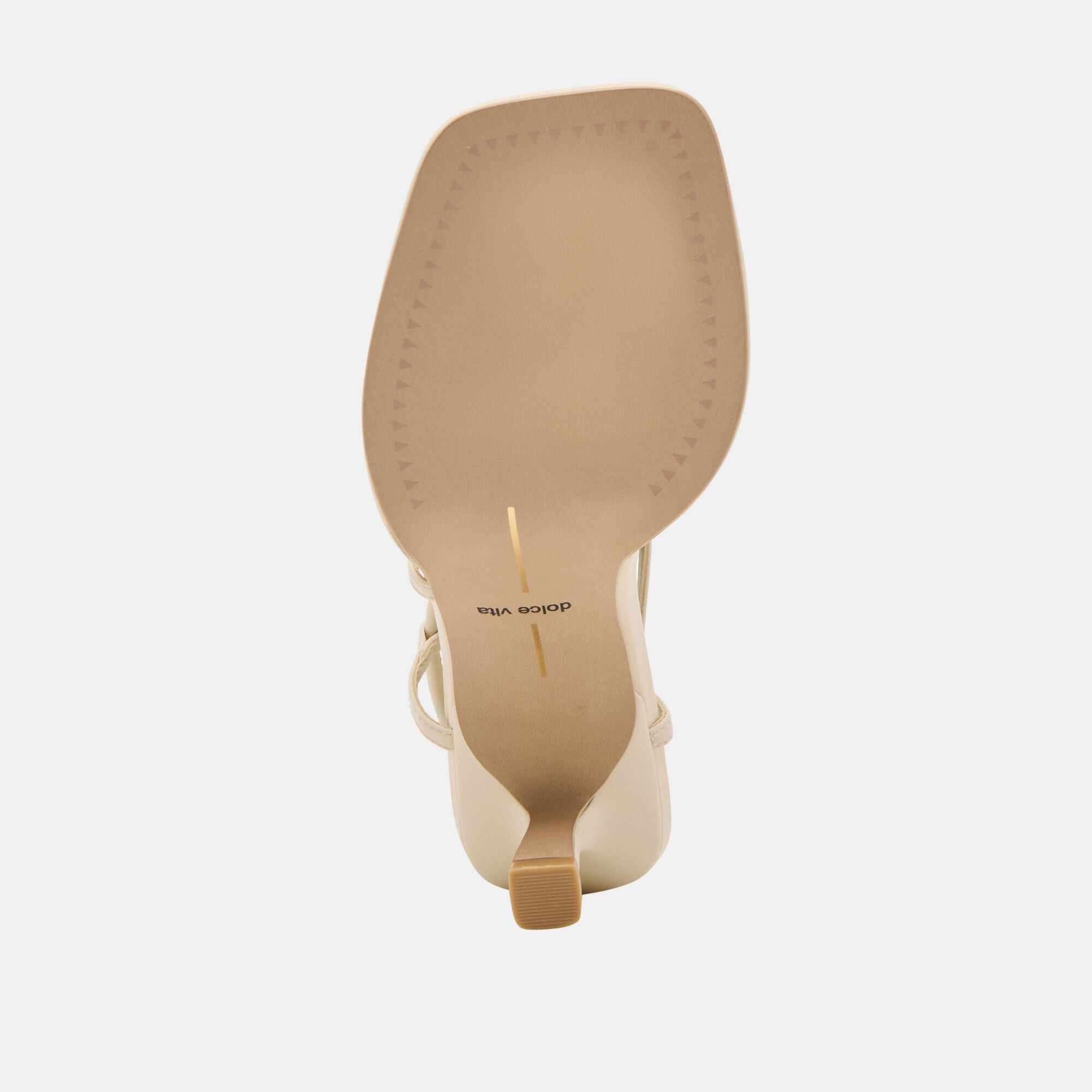 MYLEE HEELS CREME LEATHER
