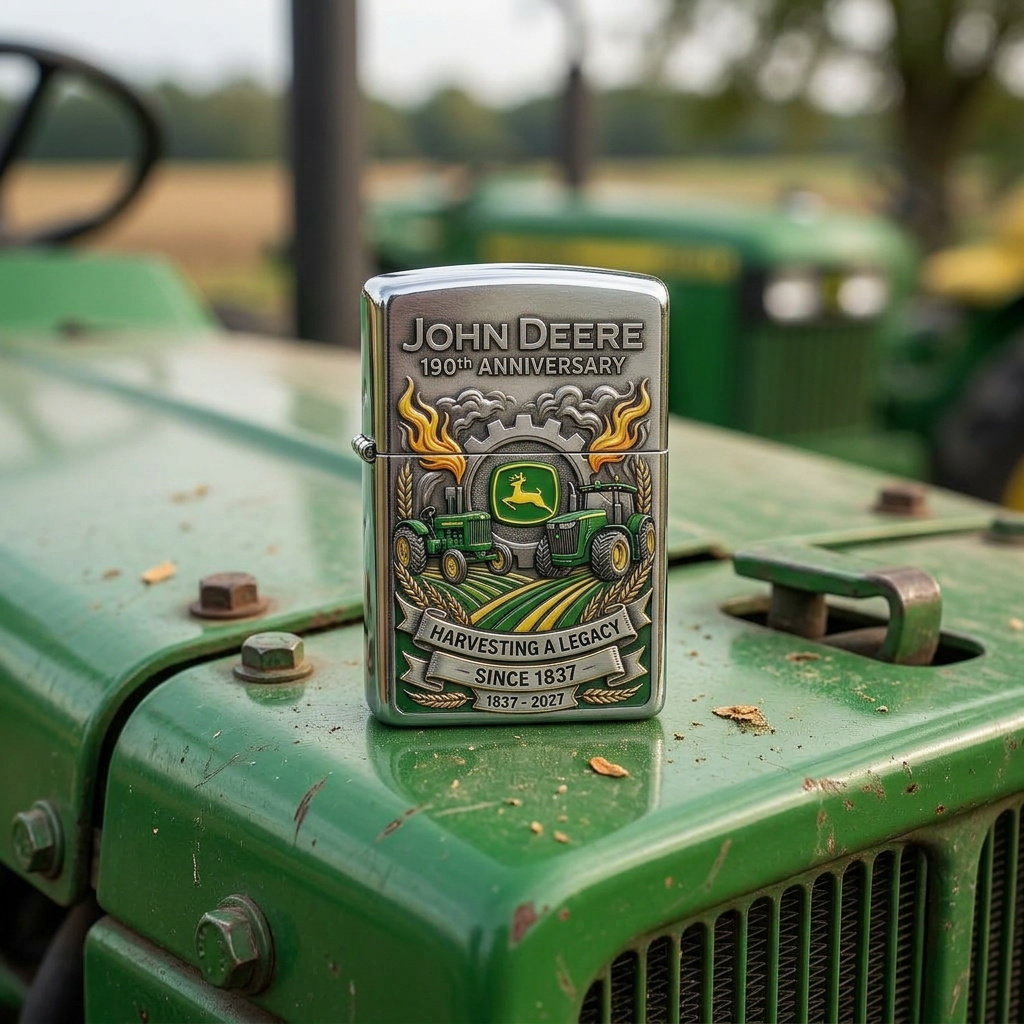 🚜 John Deere 190th Anniversary: Limited Edition Collector Lighter！