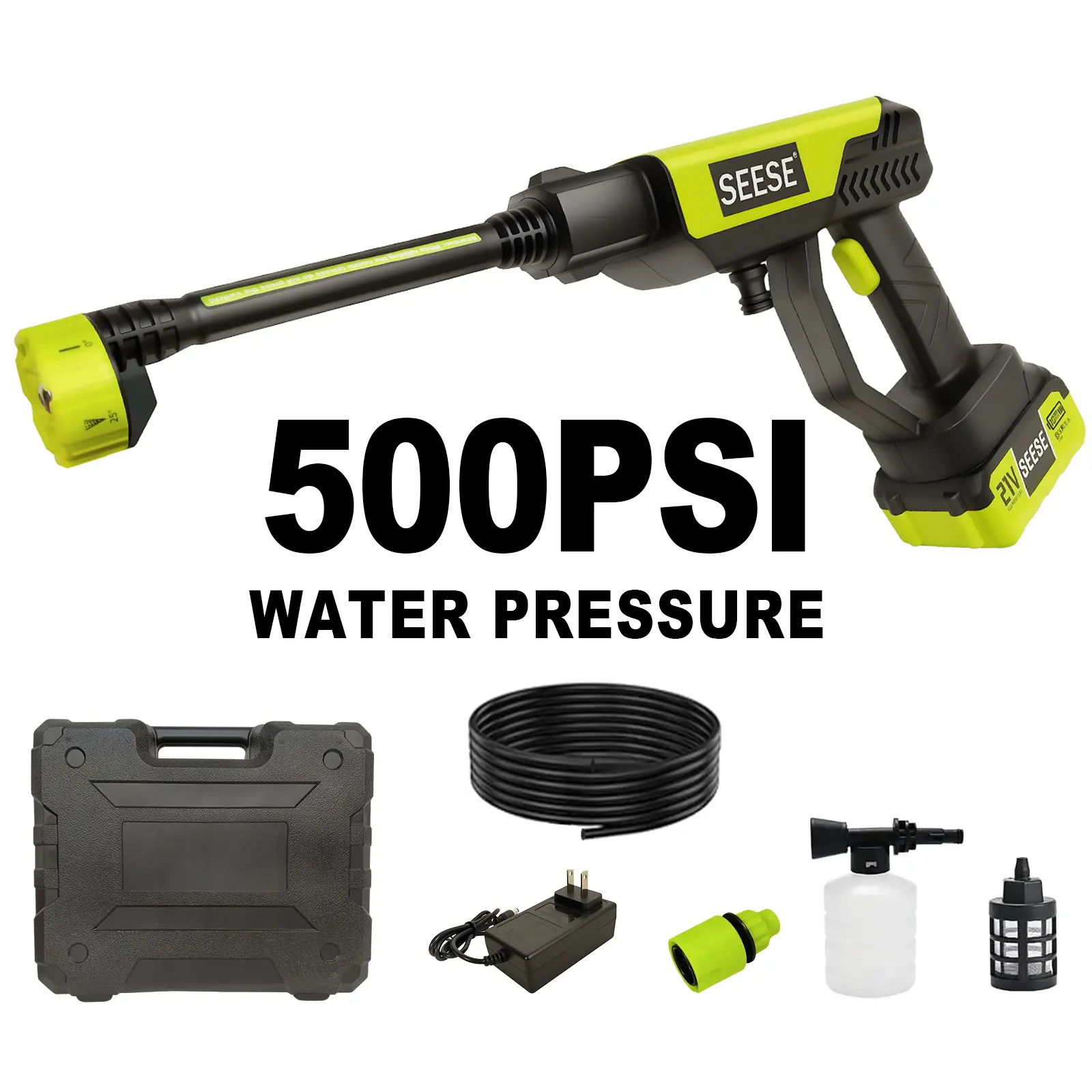 Cordless High Pressure Washer with Single Port Charging Base