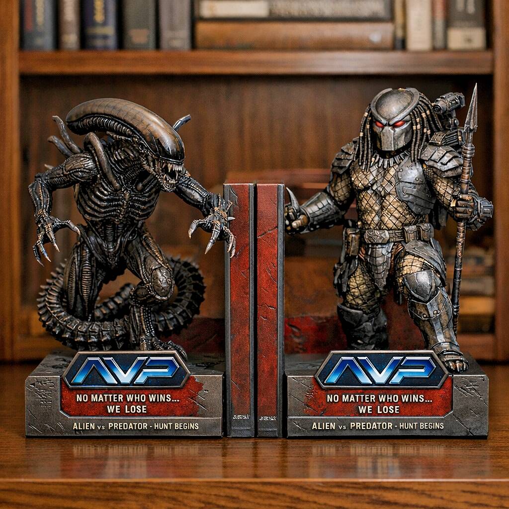 Alien vs. Predator Bookends