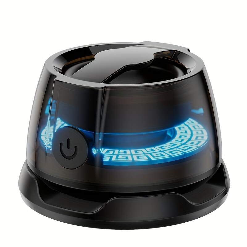 1pc Mini Speaker, Magnetic Wireless Speaker, Phone Holder, Configured with 2 Sticky Magnetic Rings And 1 Lanyard, Suitable for Multiple Scenarios - Shower, Car, Bicycle, Outdoor Portable Mini Speaker System, Multi-purpose Installation