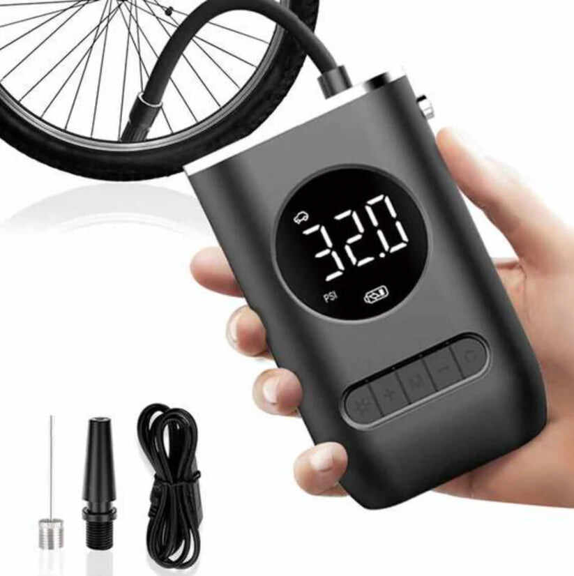Intelligent Portable Electric Tire Pump - Wireless Digital Air Compressor