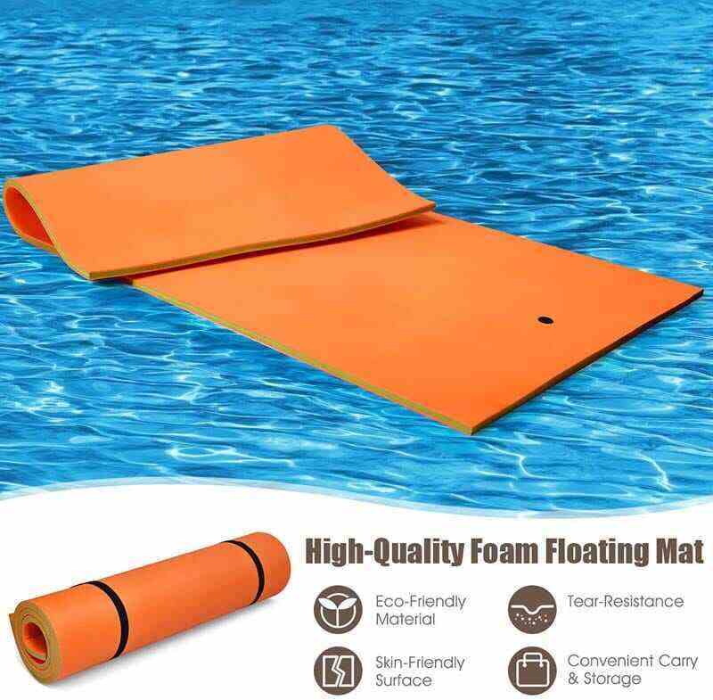 12' x 6' 3 Layer Tear-Resistant XPE Foam Floating Water Pad