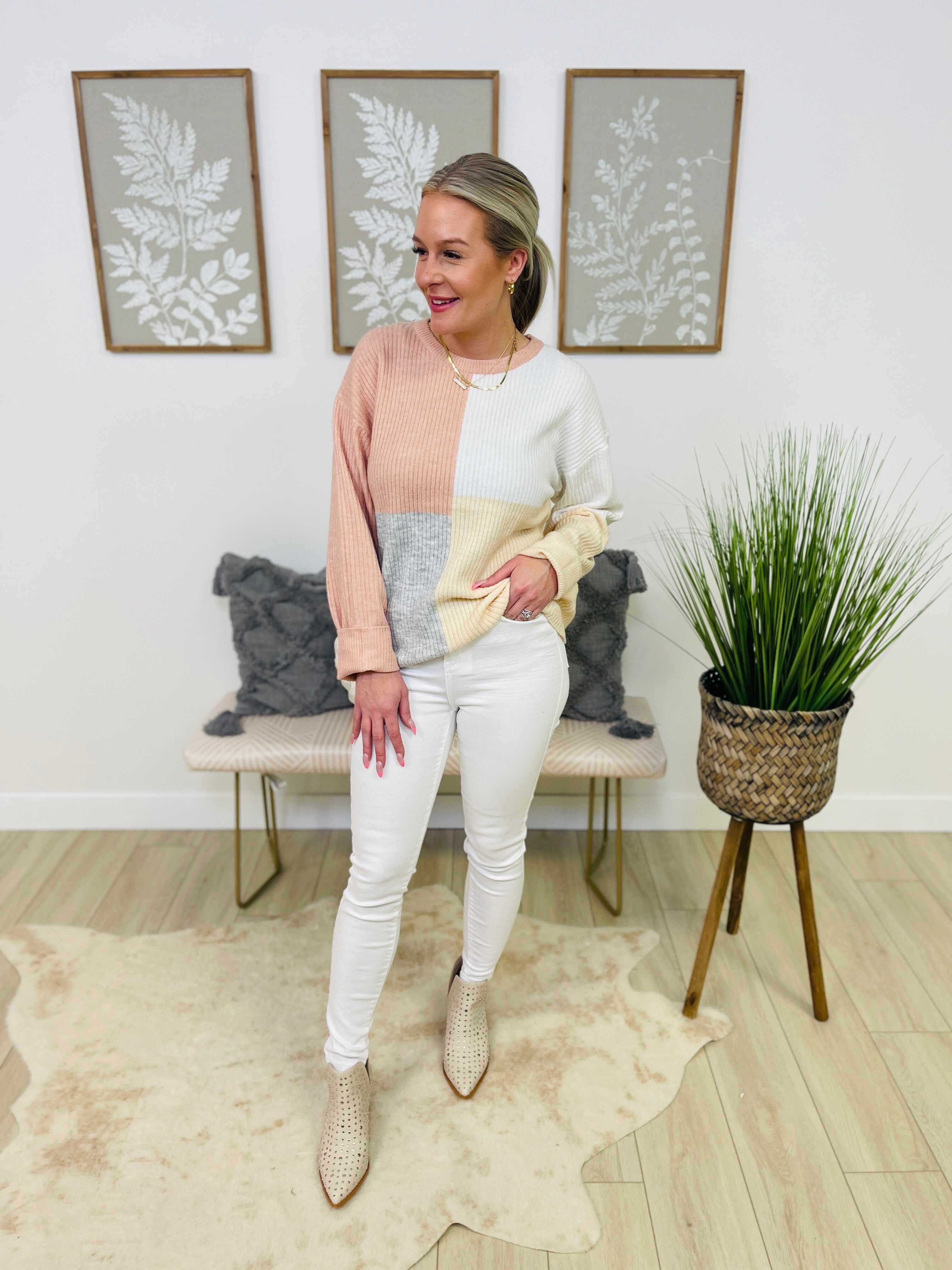 PLUS/REG Betty's White Skinny Jeans