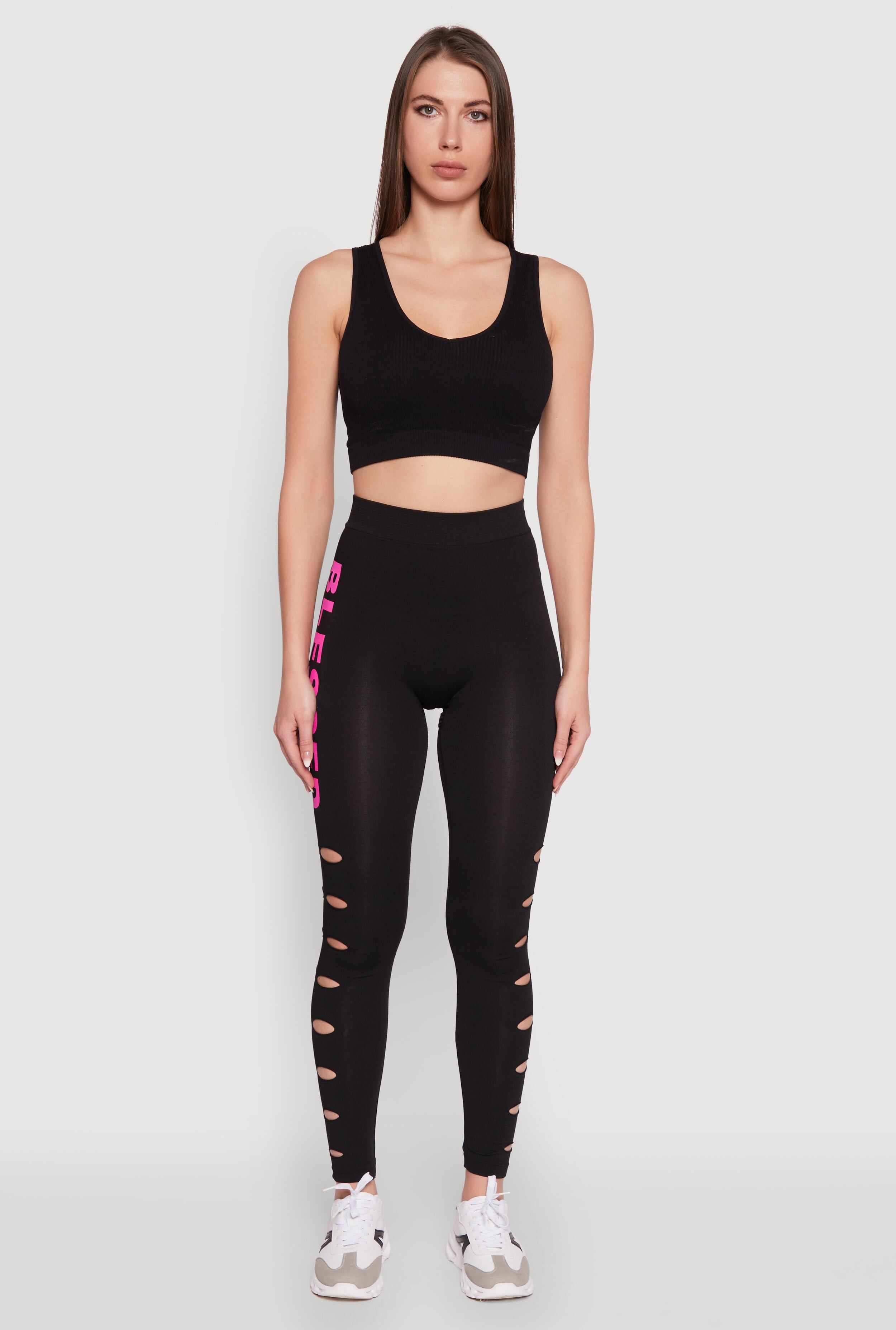 Blessed Graphic High Waisted Leggings