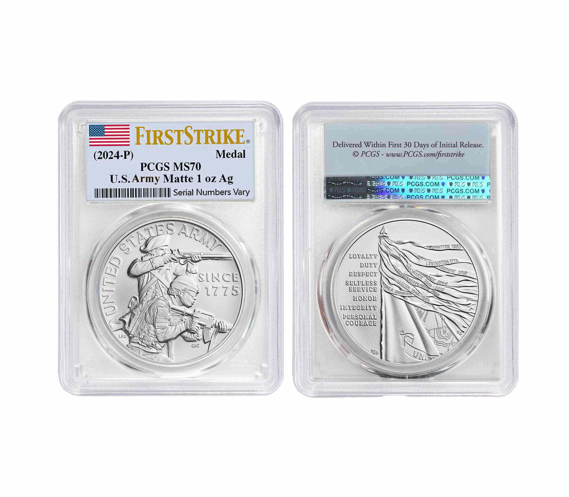 U.S. Army One-Ounce Silver Medal